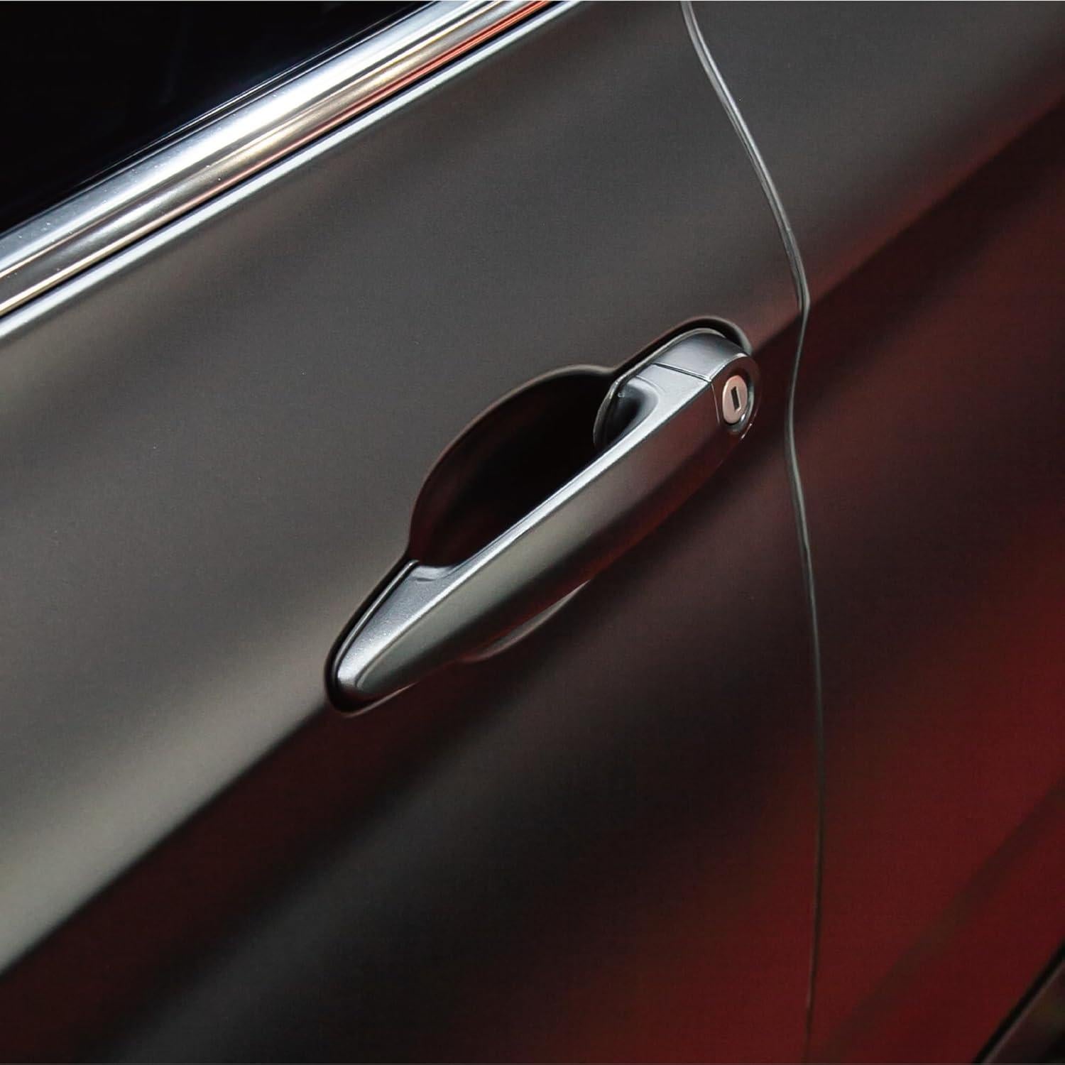 Vinilo Envoltura Premium VViViD+ Mate Metálico Negro 30.48x152.4cm