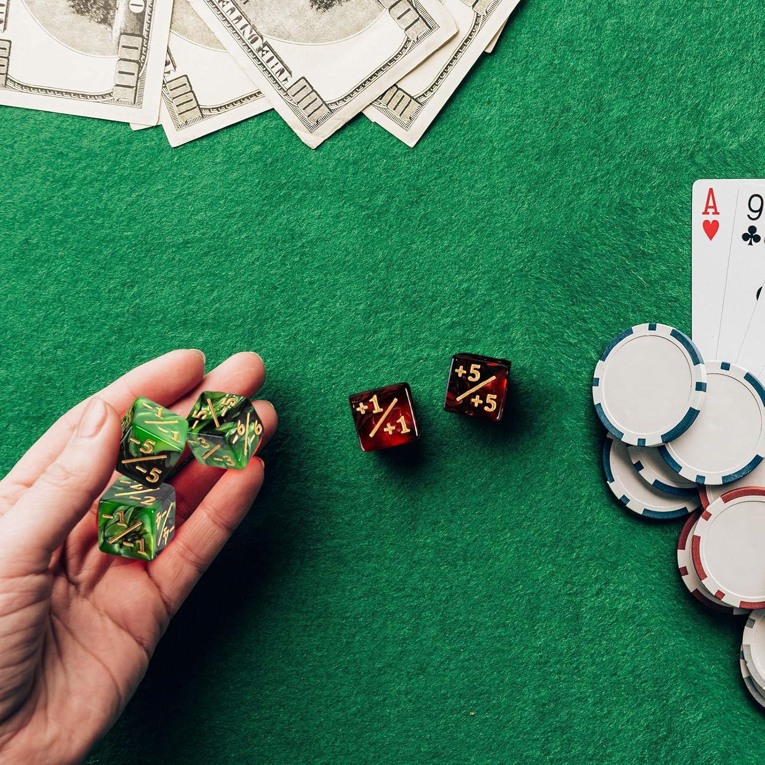 48 Dados Contadores MTG LAMJAM Acrílico 4 Colores