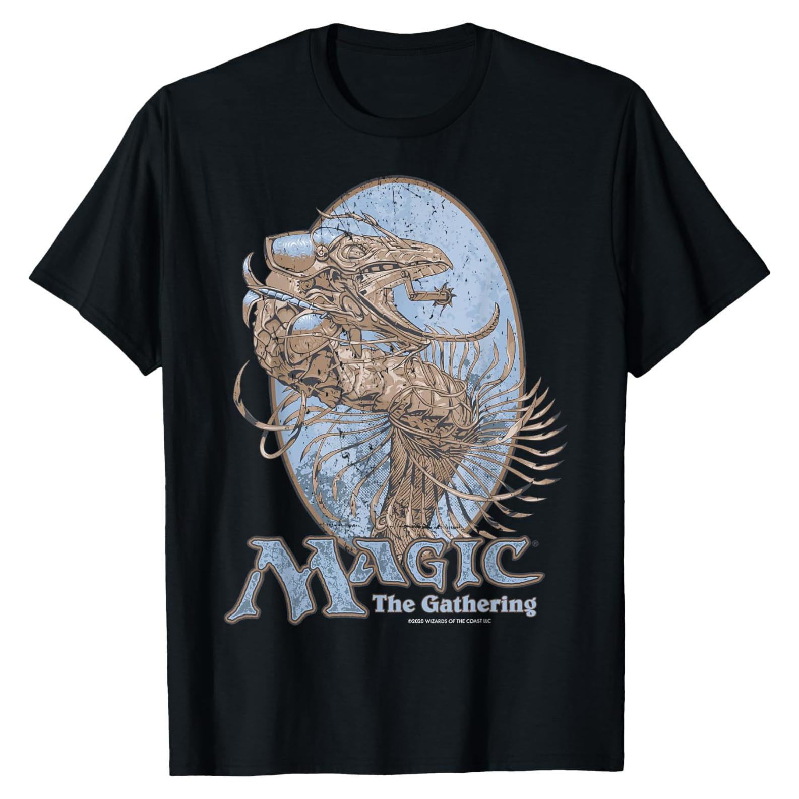 Camiseta gráfica Urza Dragón Magic: The Gathering - Hombre - Negro