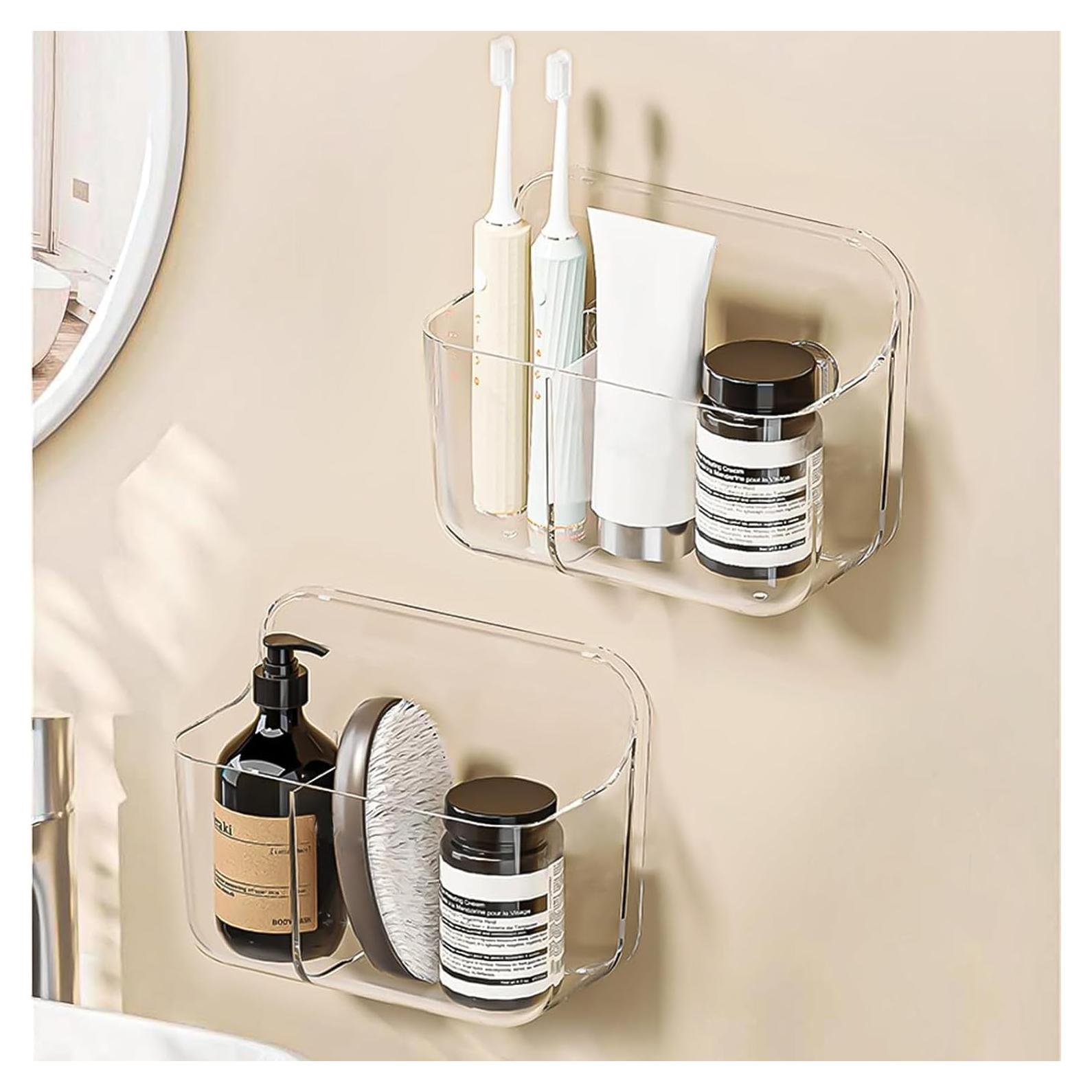 Organizador de Pared Acrílico Diesisa 2 Piezas 9.6x17.8x14 cm