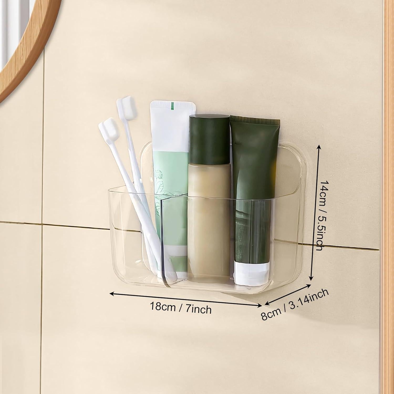 Organizador de Pared Acrílico Diesisa 2 Piezas 9.6x17.8x14 cm