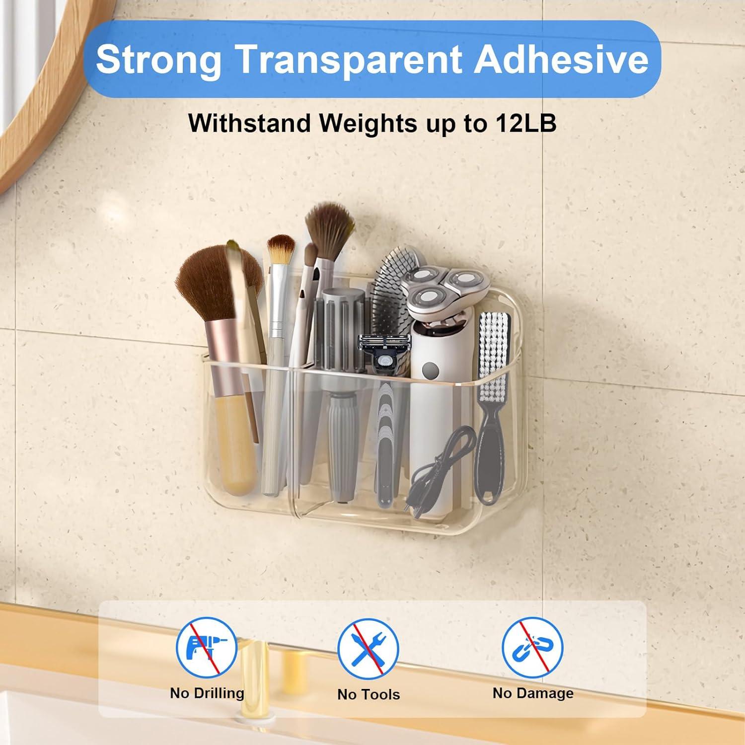 Organizador de Pared Acrílico Diesisa 2 Piezas 9.6x17.8x14 cm