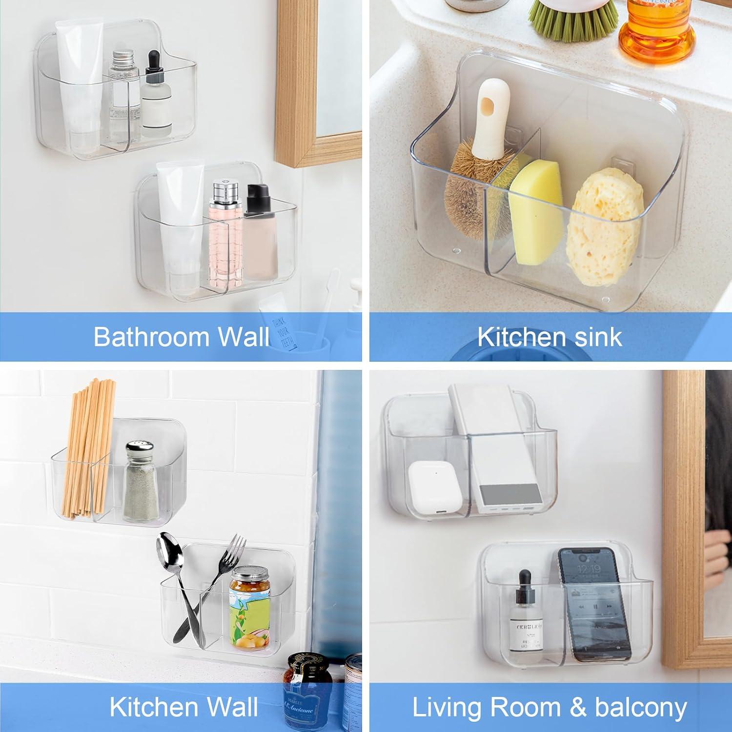 Organizador de Pared Acrílico Diesisa 2 Piezas 9.6x17.8x14 cm