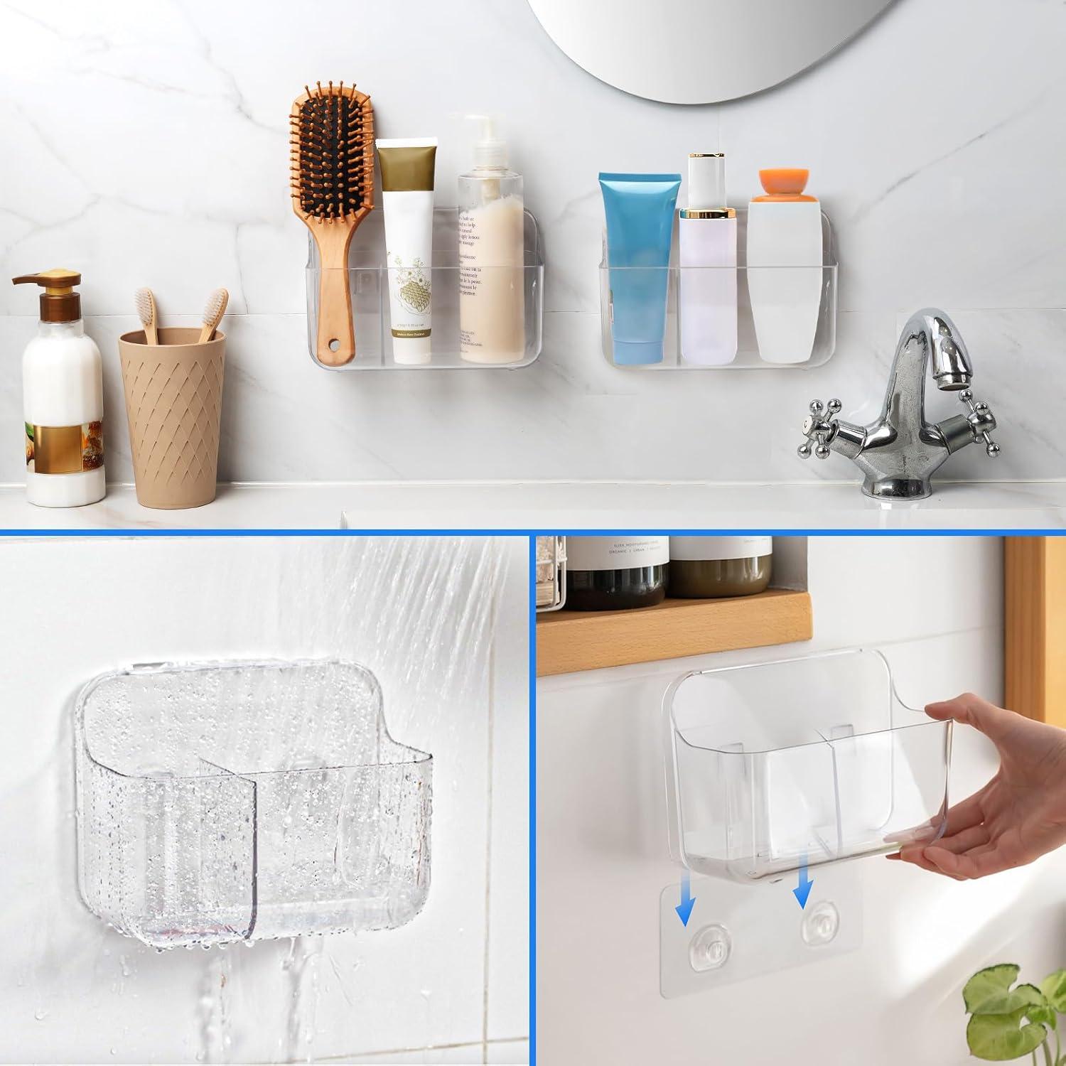 Organizador de Pared Acrílico Diesisa 2 Piezas 9.6x17.8x14 cm