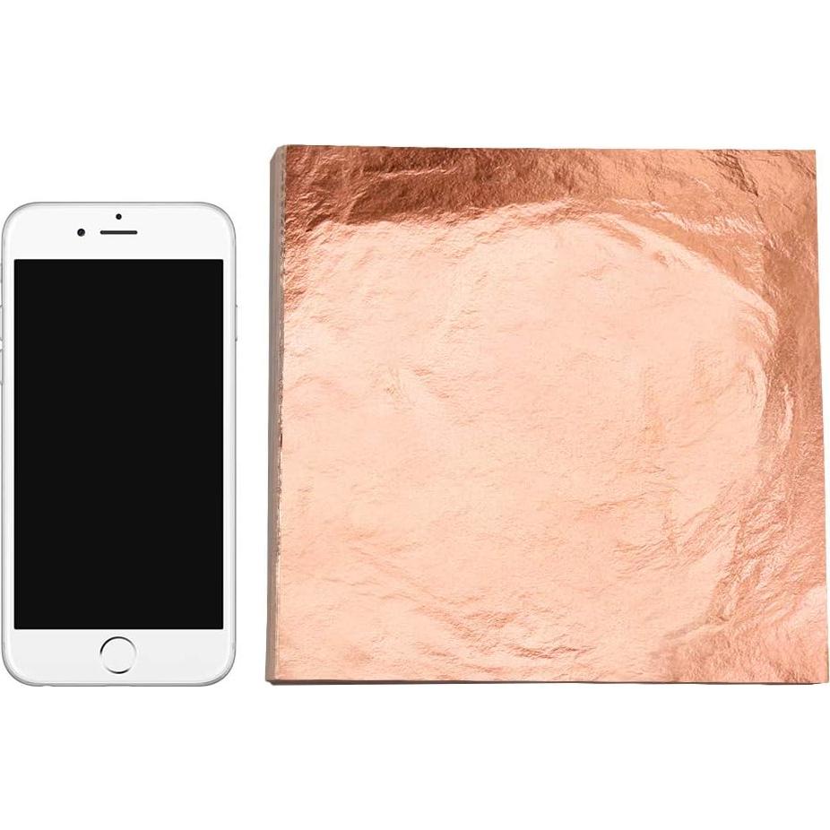 Hojas de Cobre Real Yong Bo 100 Piezas 16 cm para Manualidades