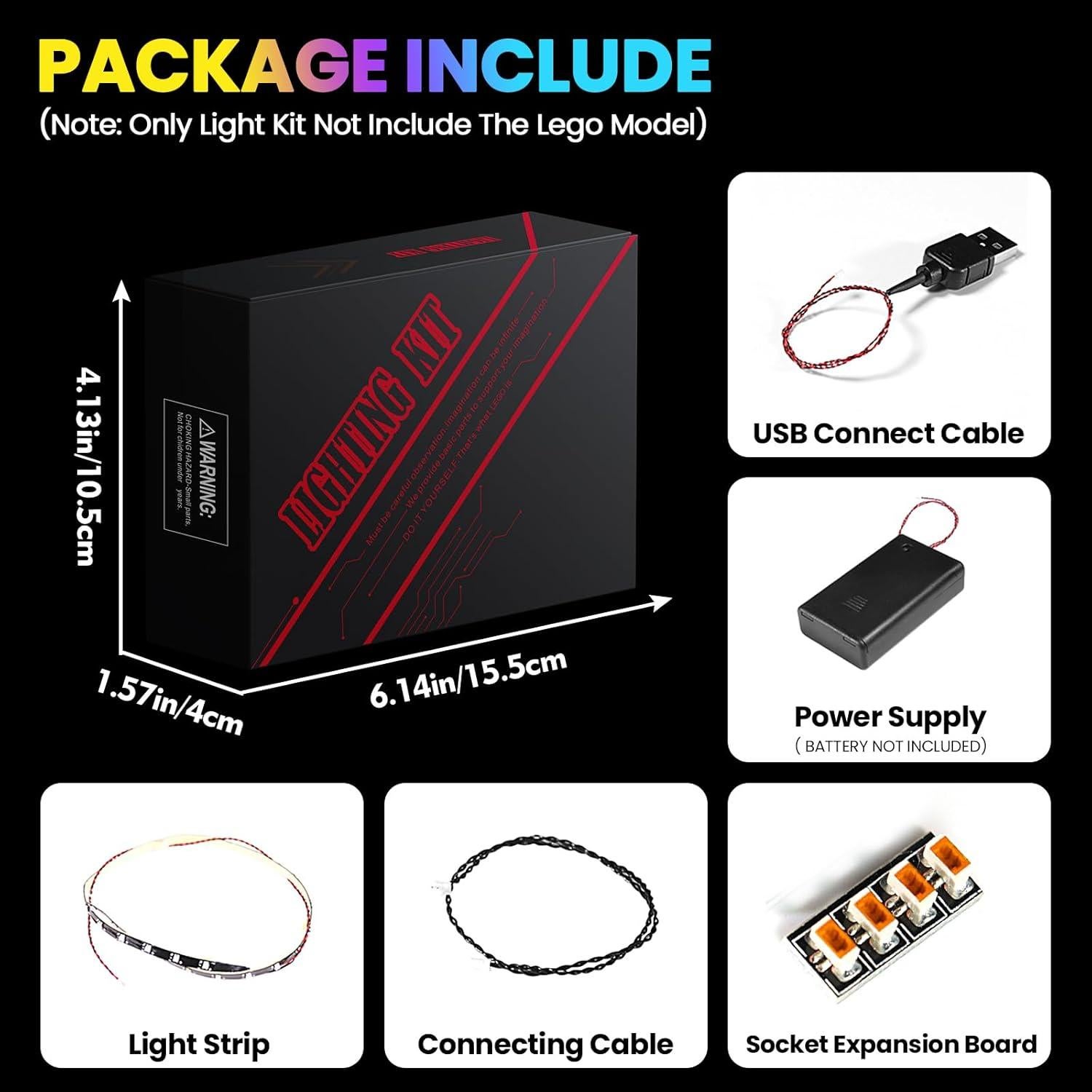 Kit de Luz LED Hilighting para Lego Casa Cullen 21354