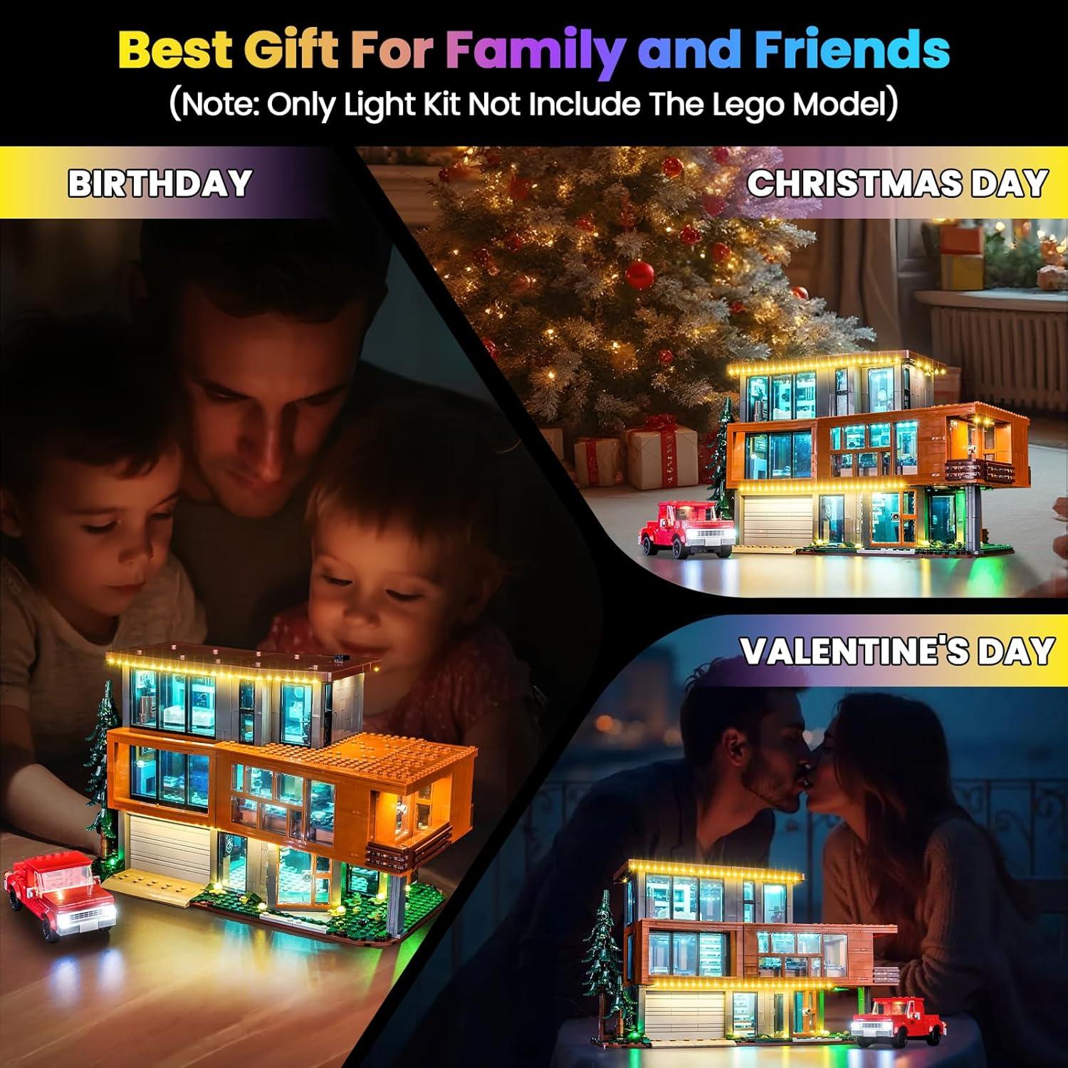 Kit de Luz LED Hilighting para Lego Casa Cullen 21354