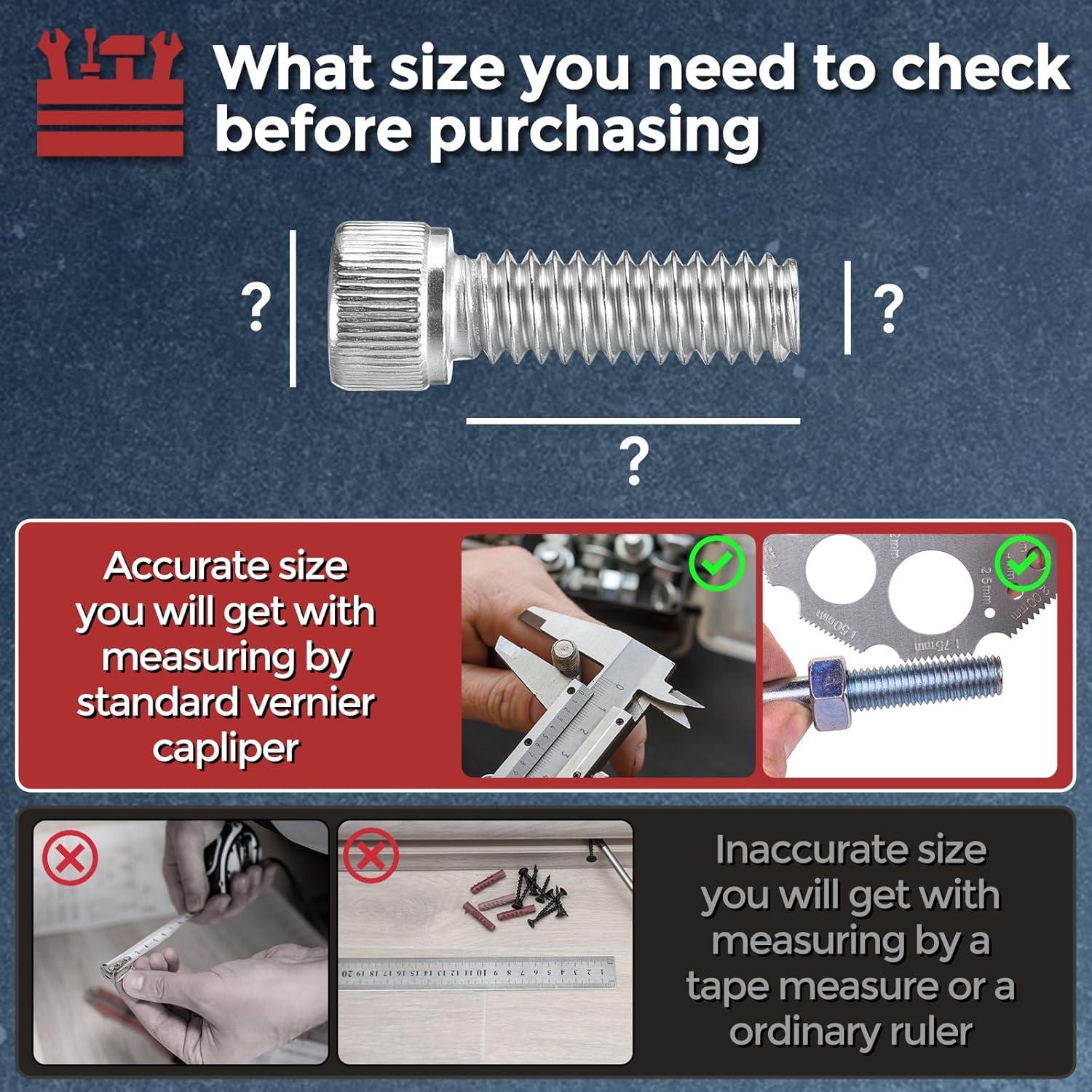 40 Tornillos Hexagonales M4-0.7 x 5mm Acero Inoxidable Kozelo