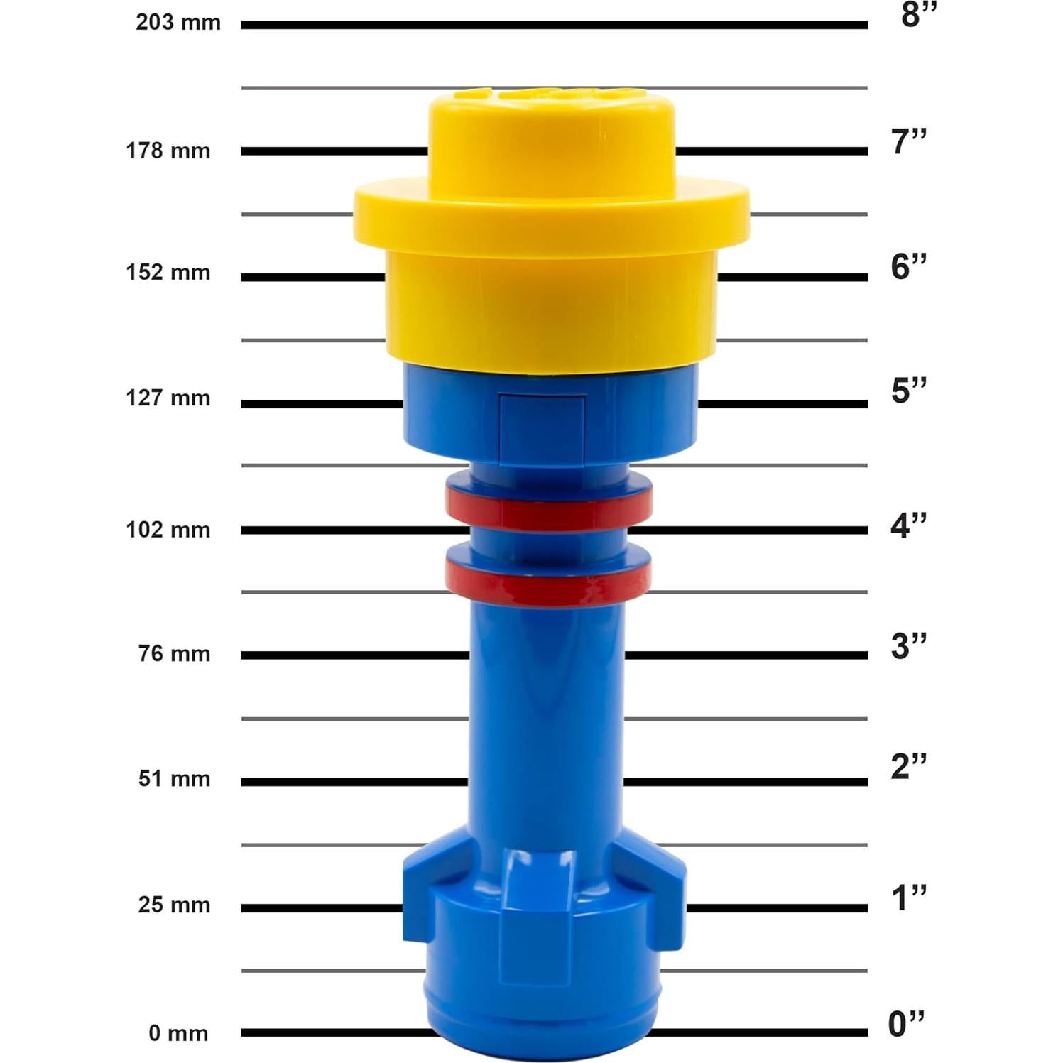 Linterna LEGO Iconic Torch FL5 Azul/Rojo/Amarillo 19 cm