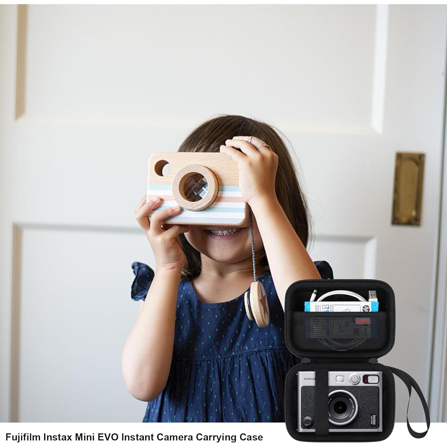Funda de Transporte Elonbo para Cámara Fujifilm Instax Mini EVO Negra