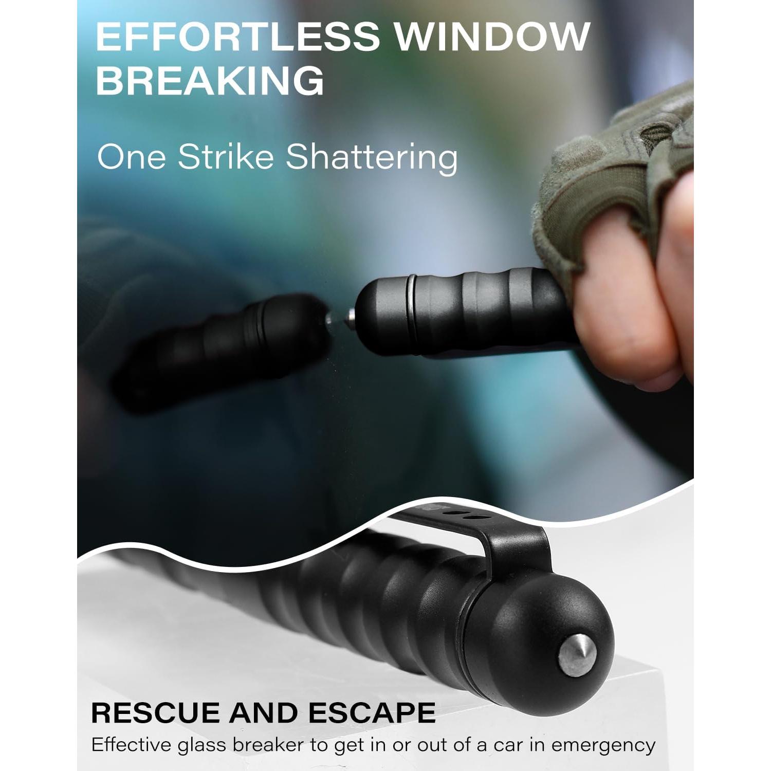 Bolígrafo Táctico Militar Dispatch EDC con Rompevidrios y Luz LED