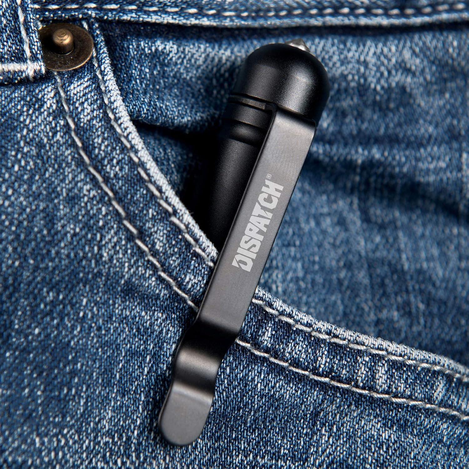 Bolígrafo Táctico Militar Dispatch EDC con Rompevidrios y Luz LED