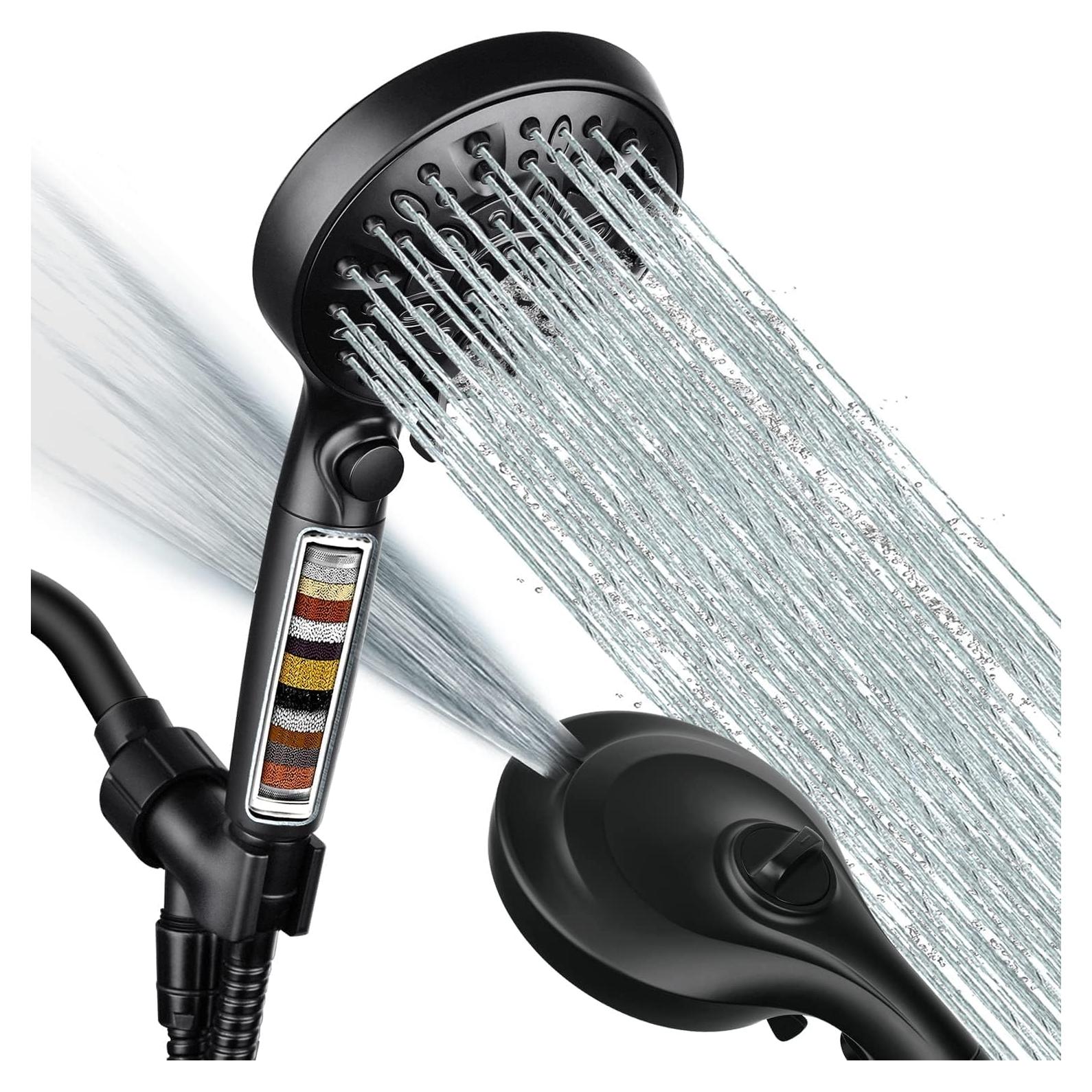 Cabezal de Ducha Filtrado INAVAMZ 10 Modos Alta Presión 150 cm