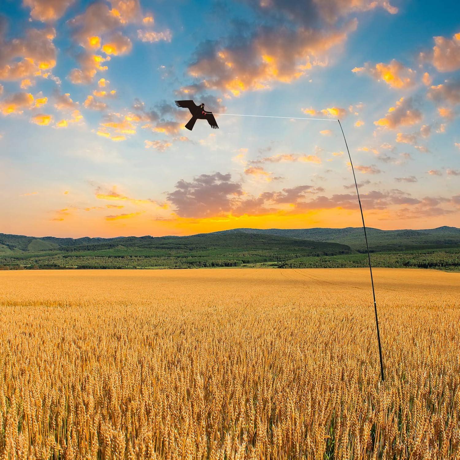 Cometa Ahuyentadora de Aves eyijklzo QN-HN 4m Nylon