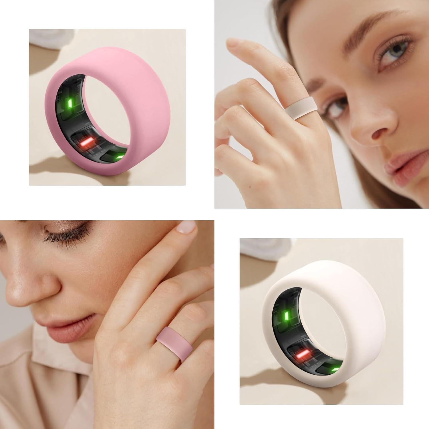 Paquete de 10 fundas de silicona NewJourney para Oura Ring