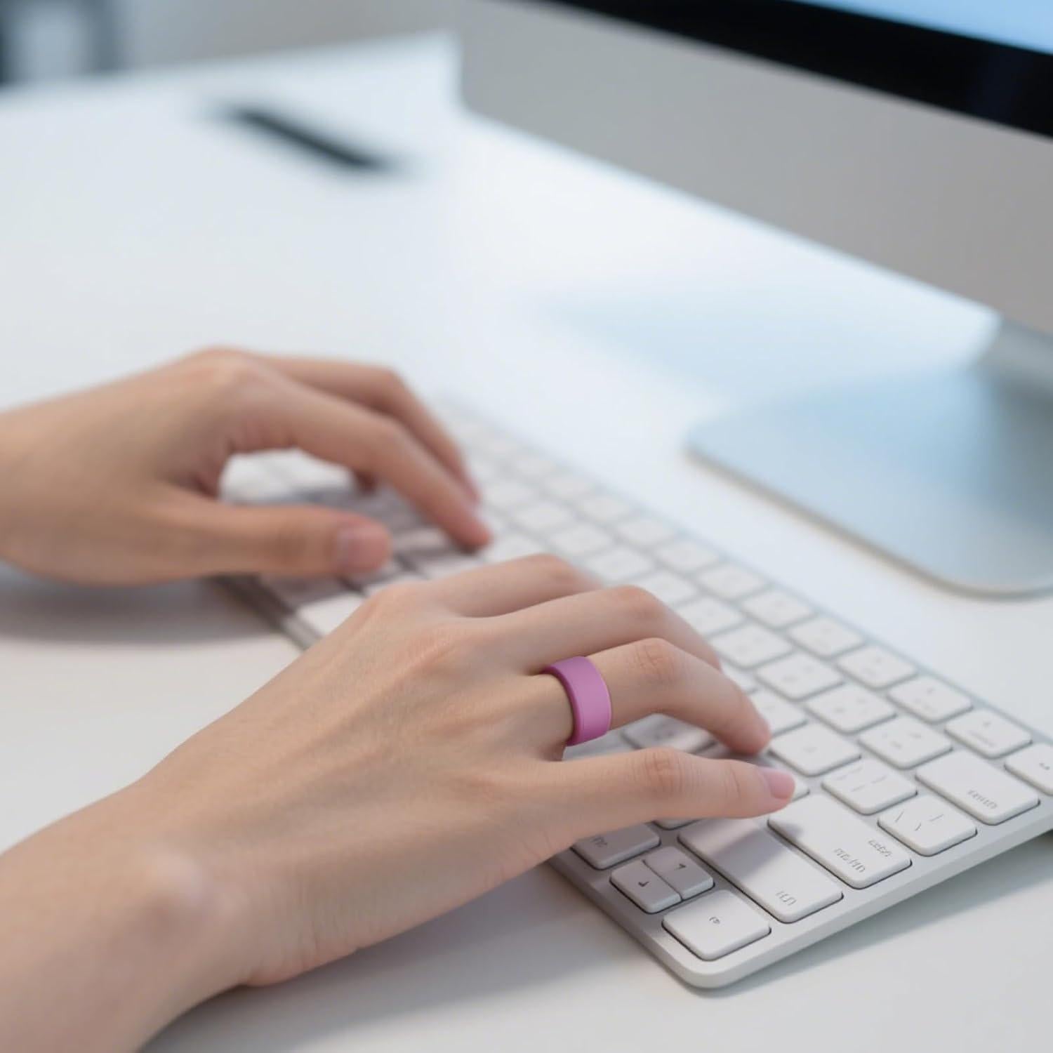 Paquete de 10 fundas de silicona NewJourney para Oura Ring