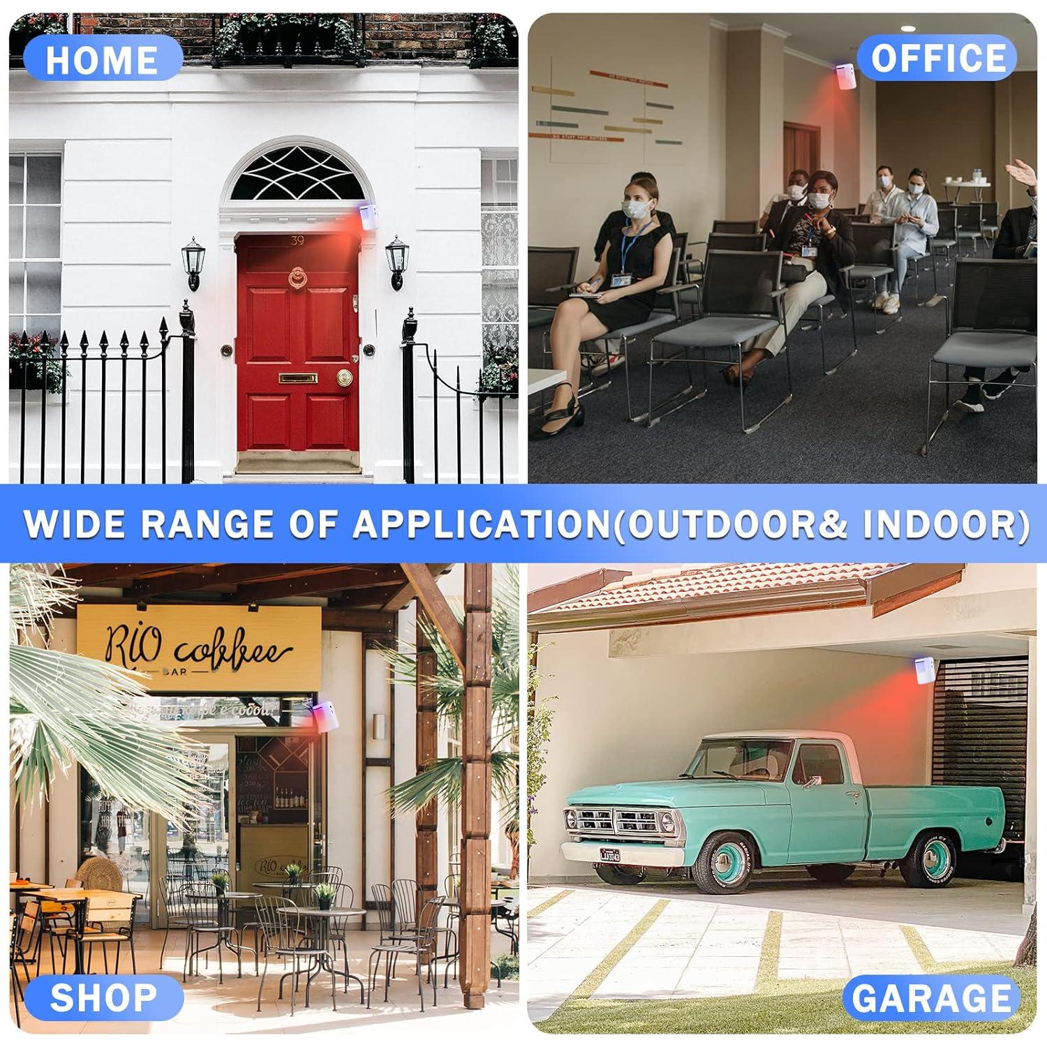 Sistema de Alarma Inalámbrica Shaogax con 2 Sensores PIR