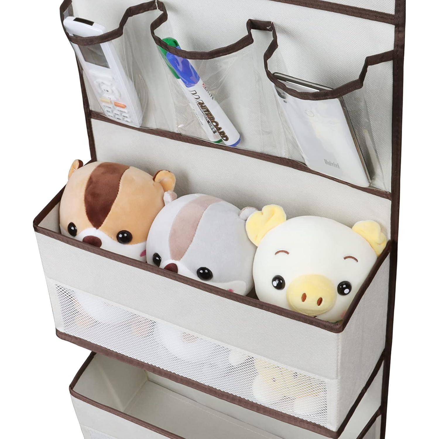 Organizador Colgante para Puerta Univivi 5 Capas Beige PVC