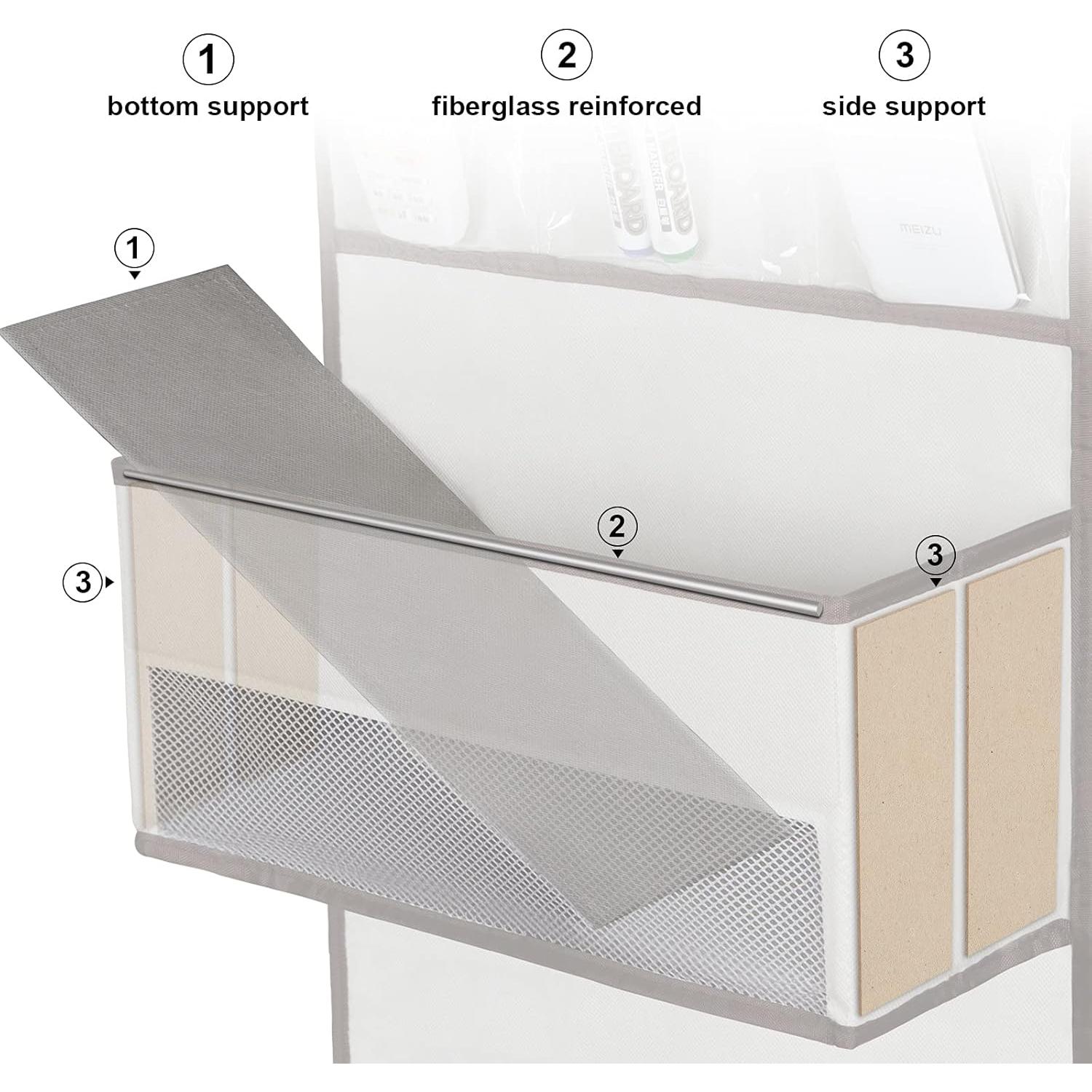 Organizador Colgante para Puerta Univivi 5 Capas Beige PVC