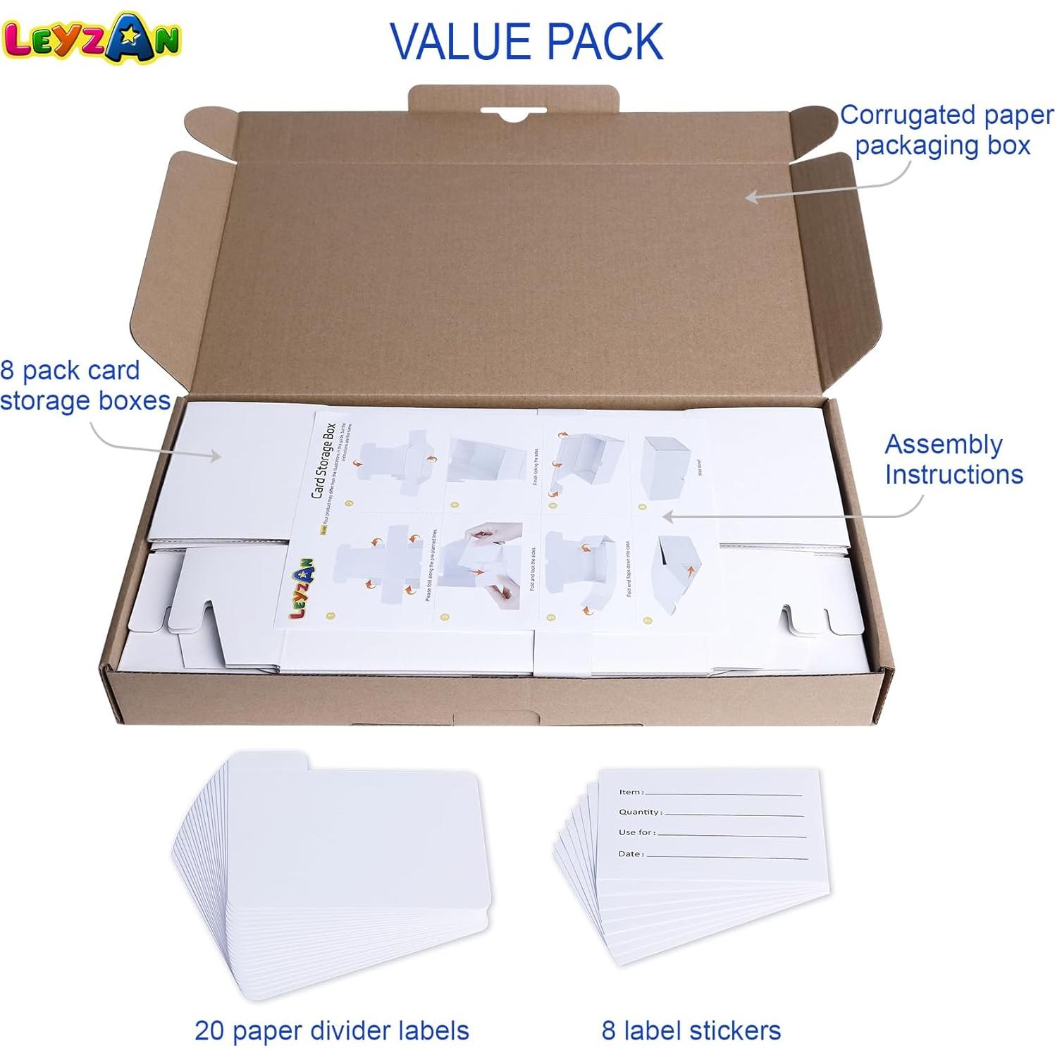Caja de Almacenamiento Leyzan para 8000 Cartas de Juego