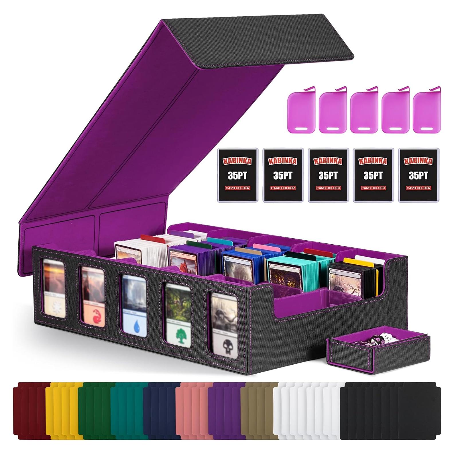 Caja de Almacenamiento Kabinka para 3900 Cartas TCG Negra