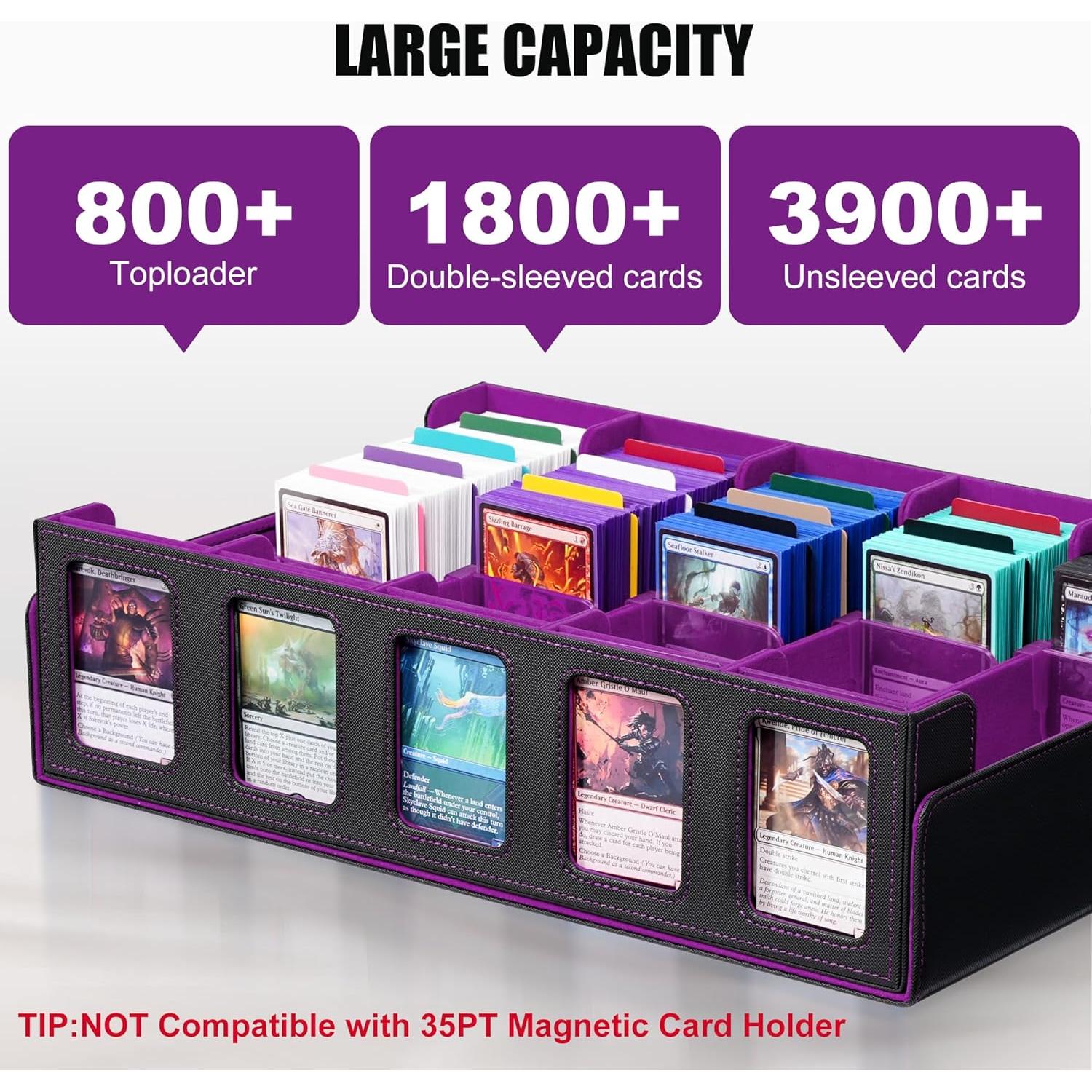 Caja de Almacenamiento Kabinka para 3900 Cartas TCG Negra