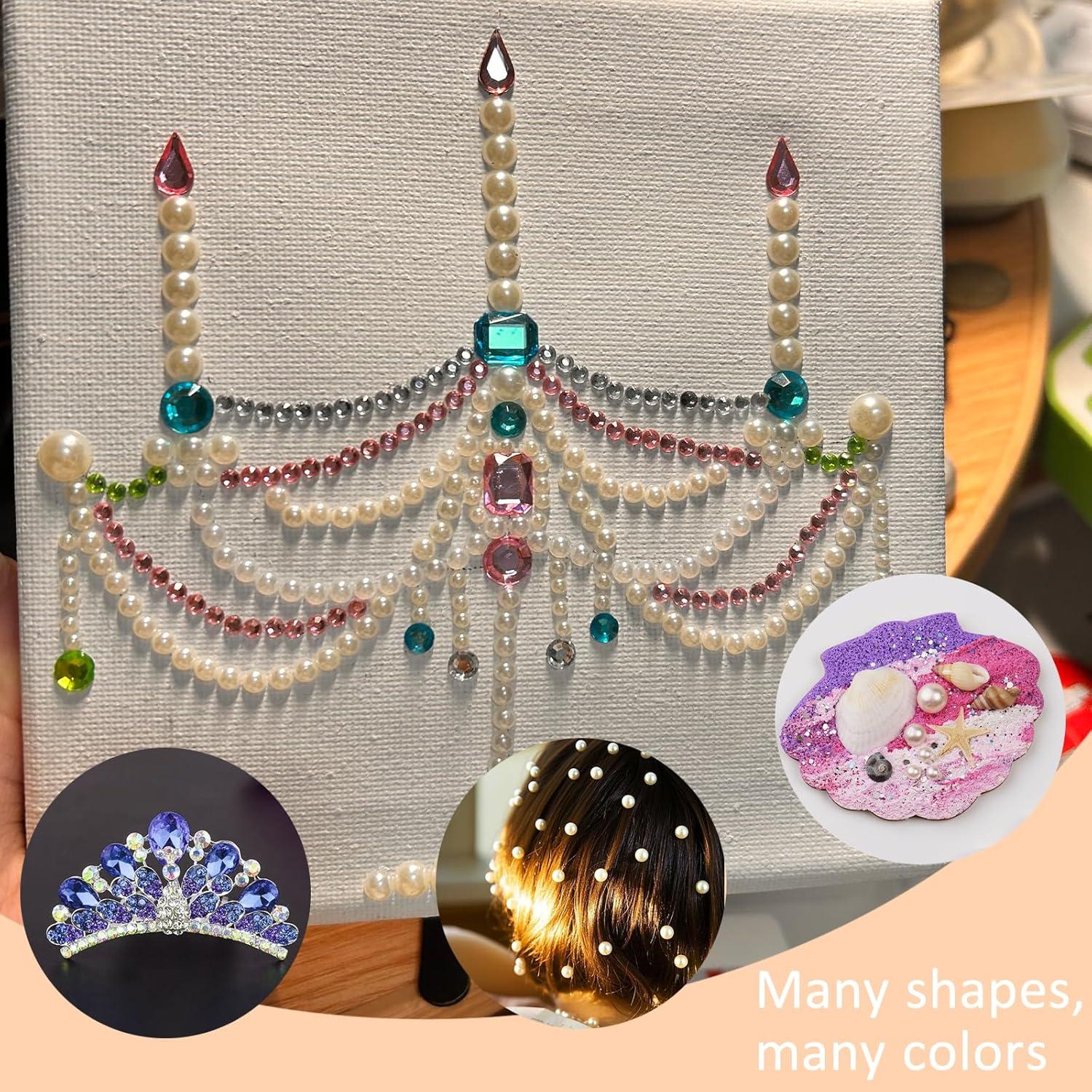 3500 Stickers de Gemas Autoadhesivas PFPNEZR para Manualidades