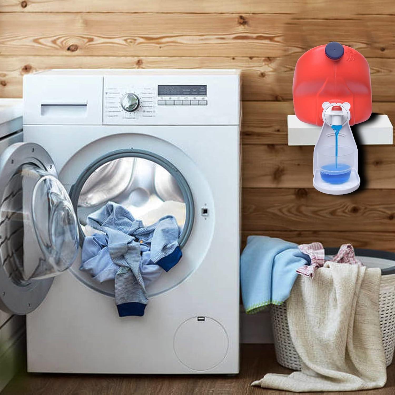 Soporte para Tazas de Detergente WitMonkey - 2 Piezas, Blanco