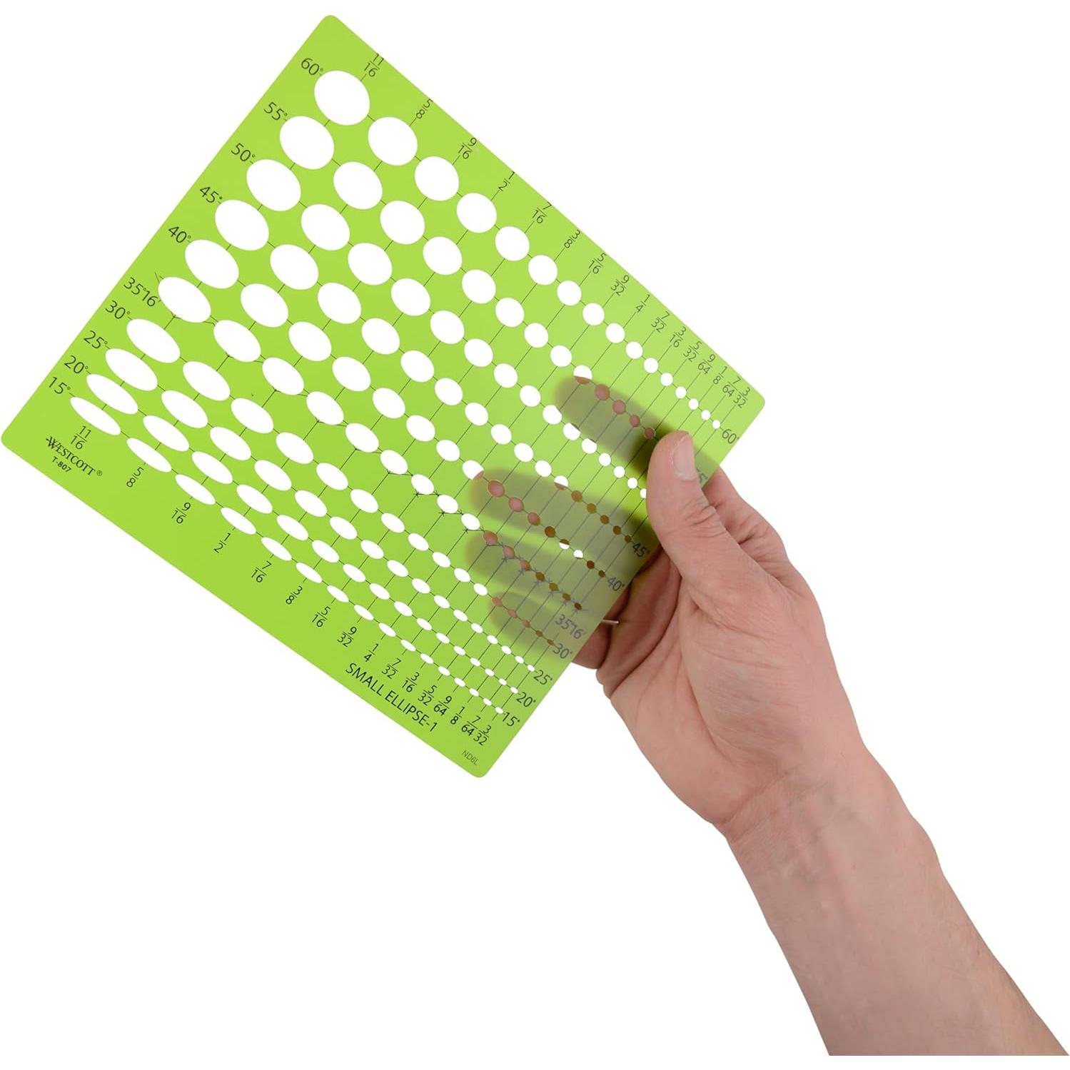 Plantilla de Elipse Pequeña Westcott T-807 - Dibujo y Diseño