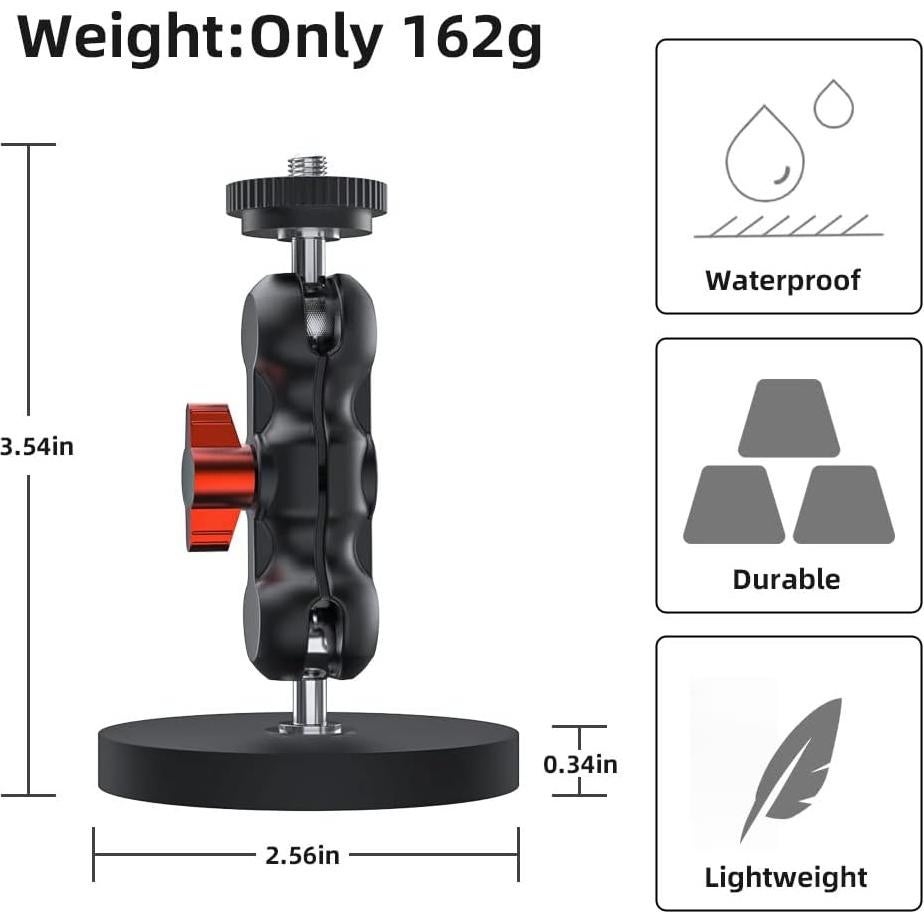 Soporte Magnético SUREWO para Cámara GoPro y DJI - 25kg