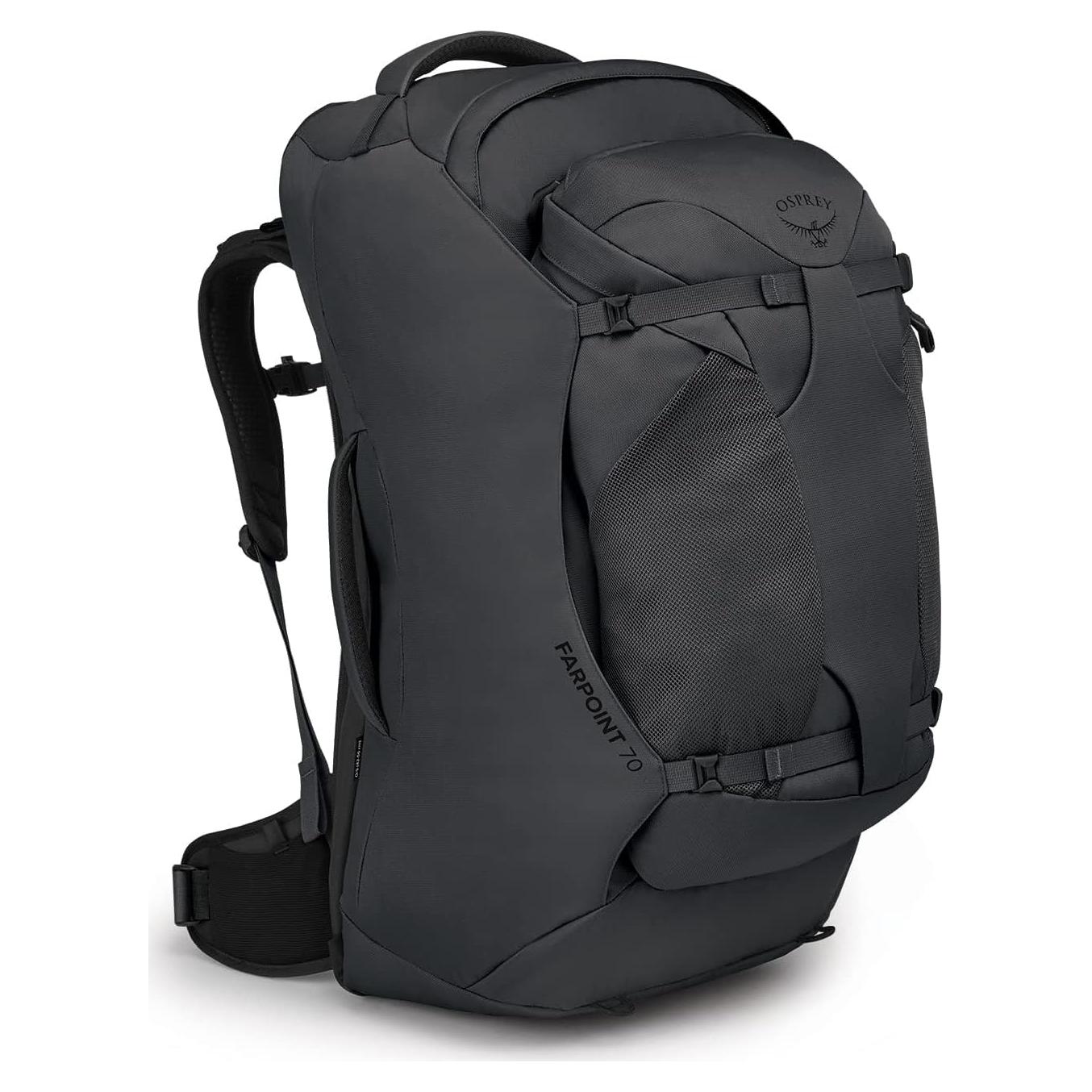 Mochila de viaje Osprey Farpoint 70L para hombres - Gris