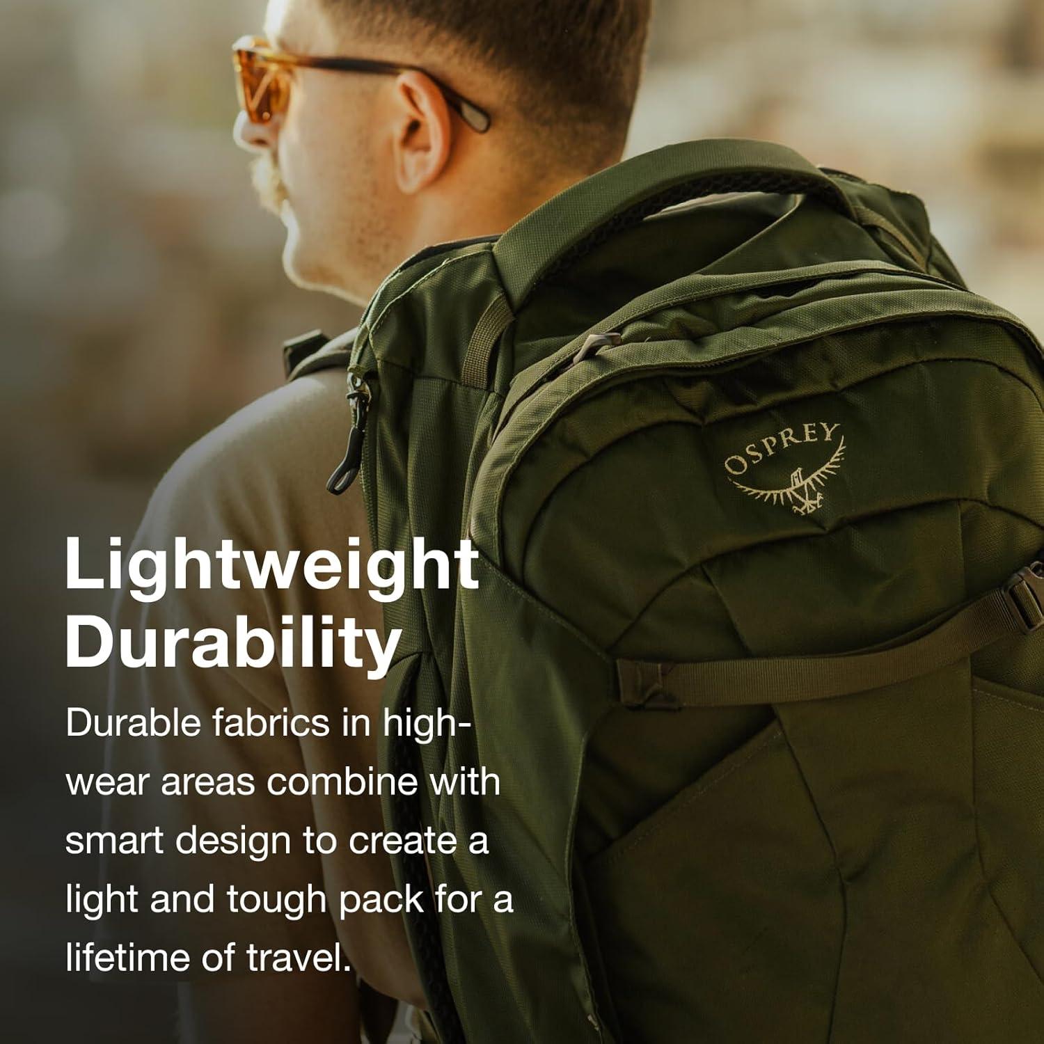 Mochila de viaje Osprey Farpoint 70L para hombres - Gris