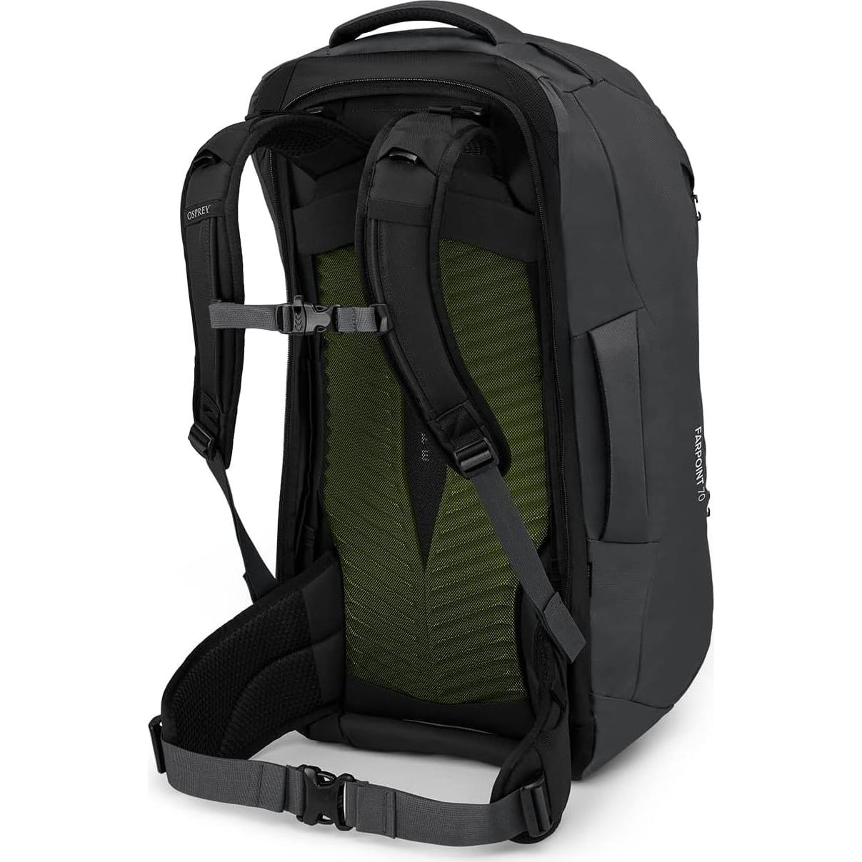 Mochila de viaje Osprey Farpoint 70L para hombres - Gris