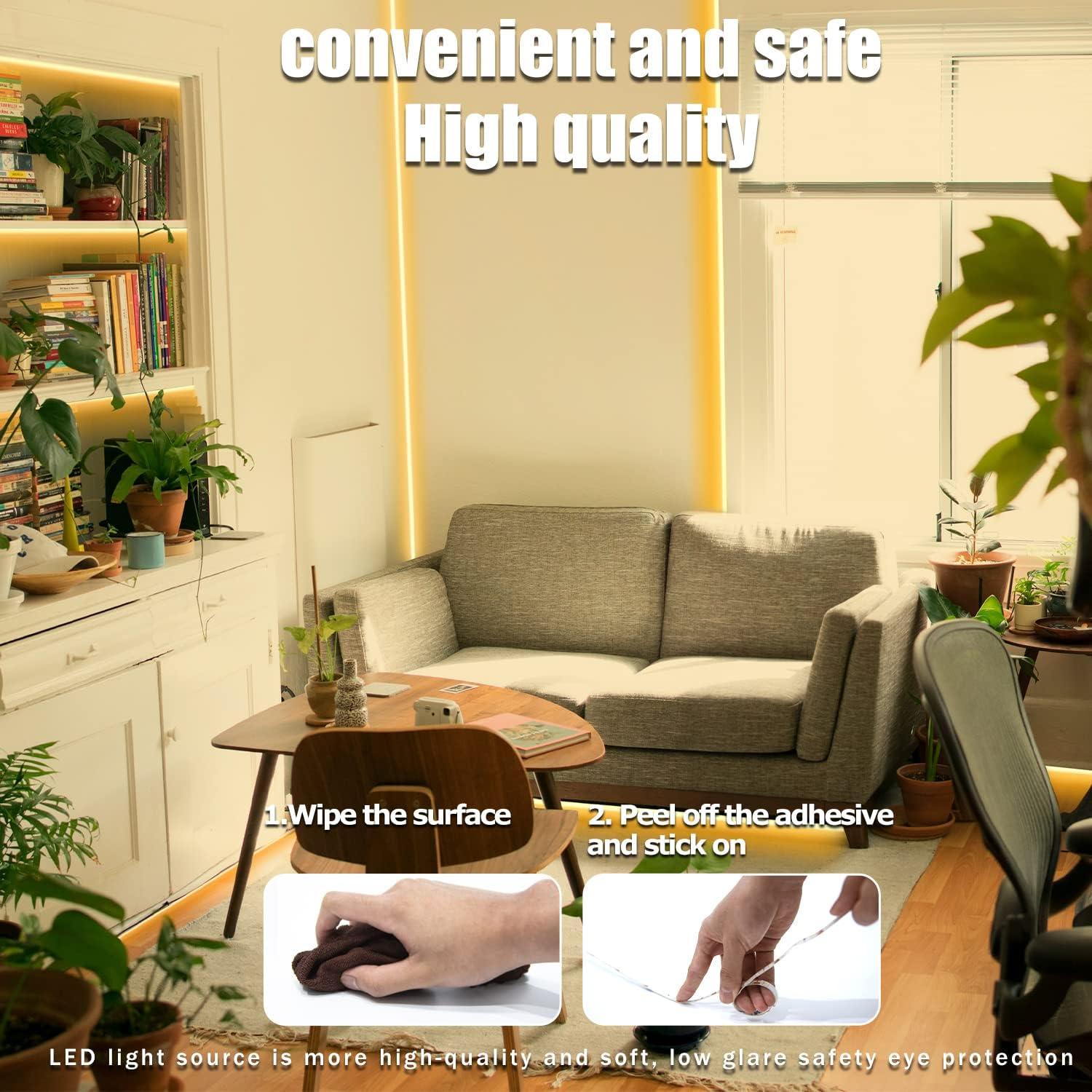 Luces de Cuerda LED GUOTONG 10m 600 LEDs Blancos Cálidos