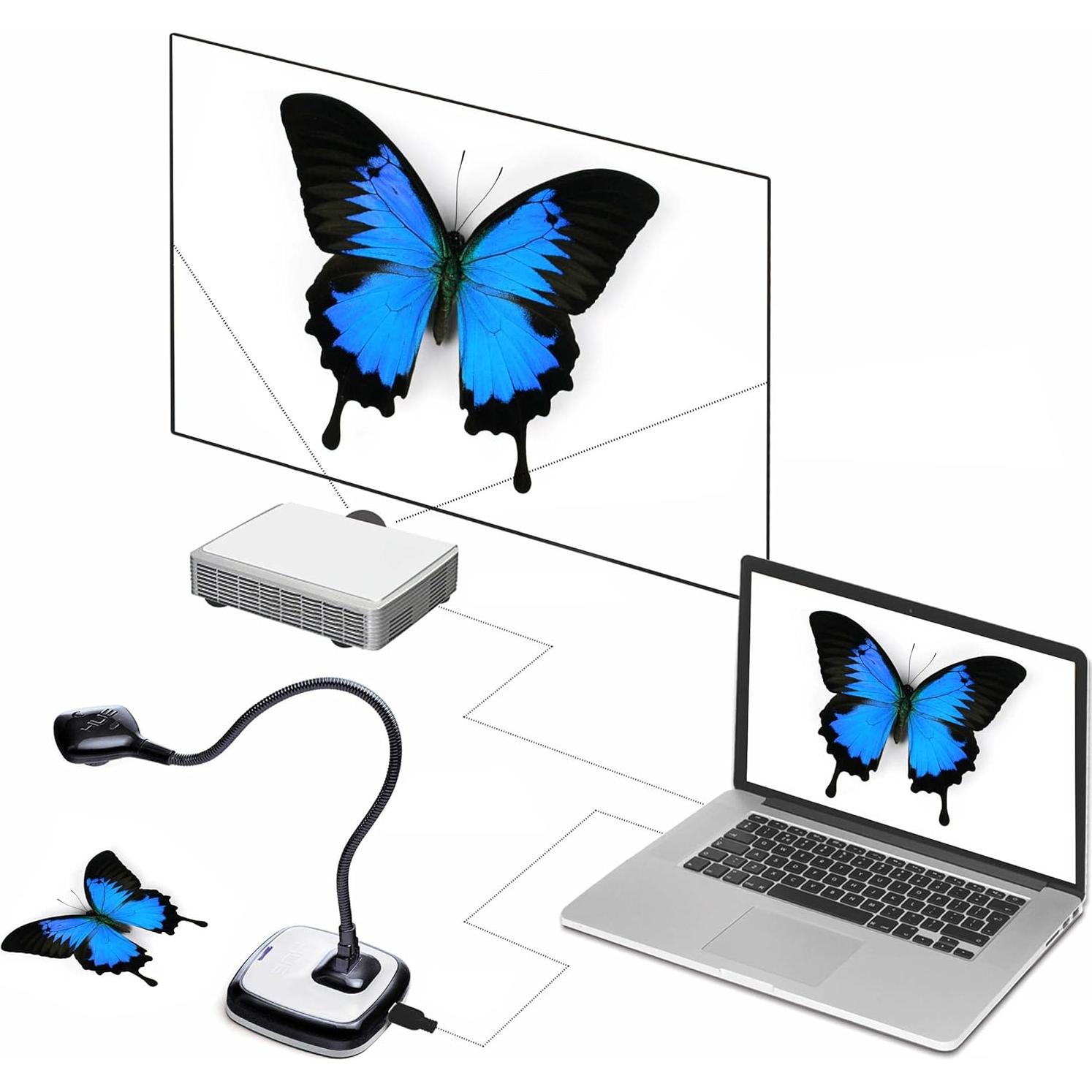 Cámara de Documentos HUE HD Pro USB Flexible 1080p con Micrófono