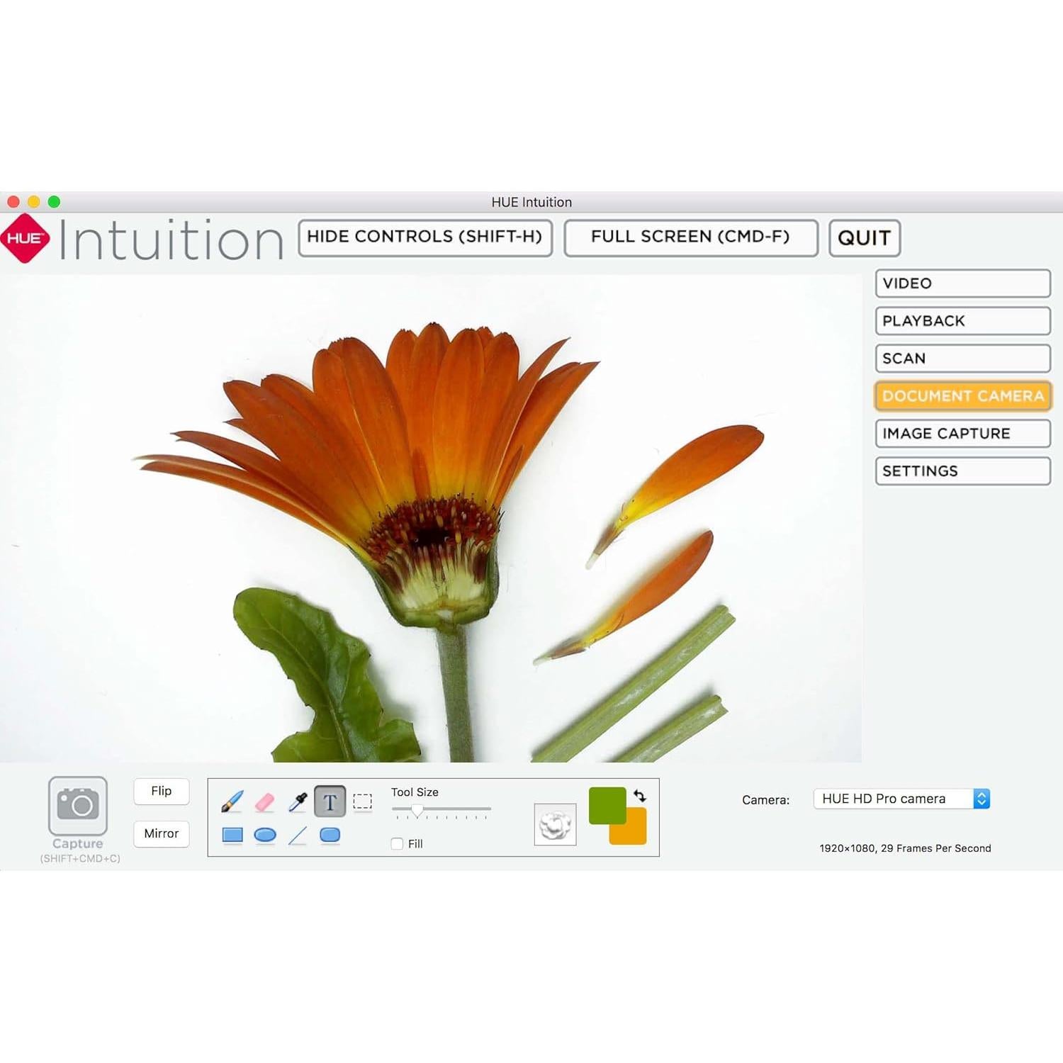 Cámara de Documentos HUE HD Pro USB Flexible 1080p con Micrófono