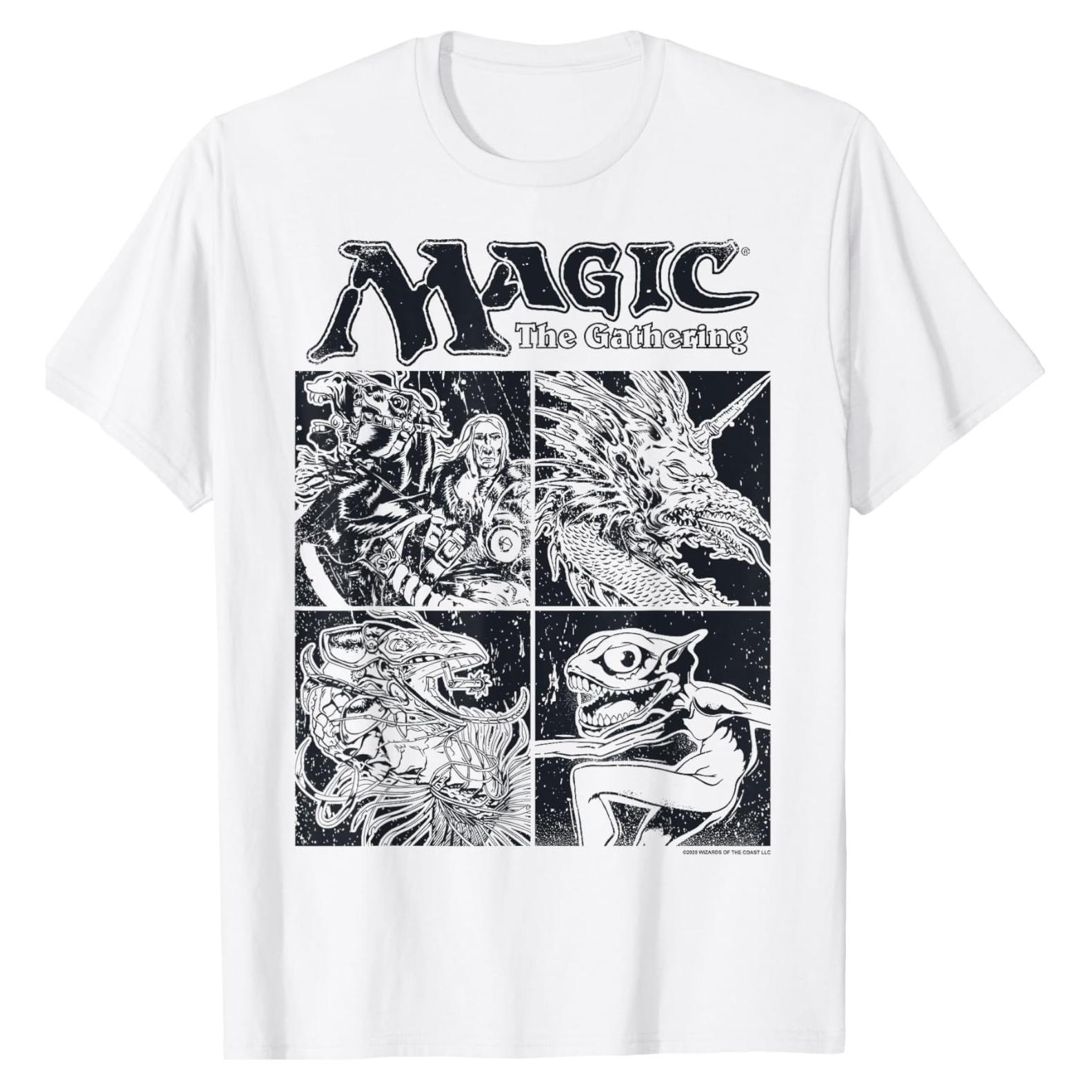 Camiseta gráfica Magic: The Gathering Up - Hombre - Pequeño - Blanca