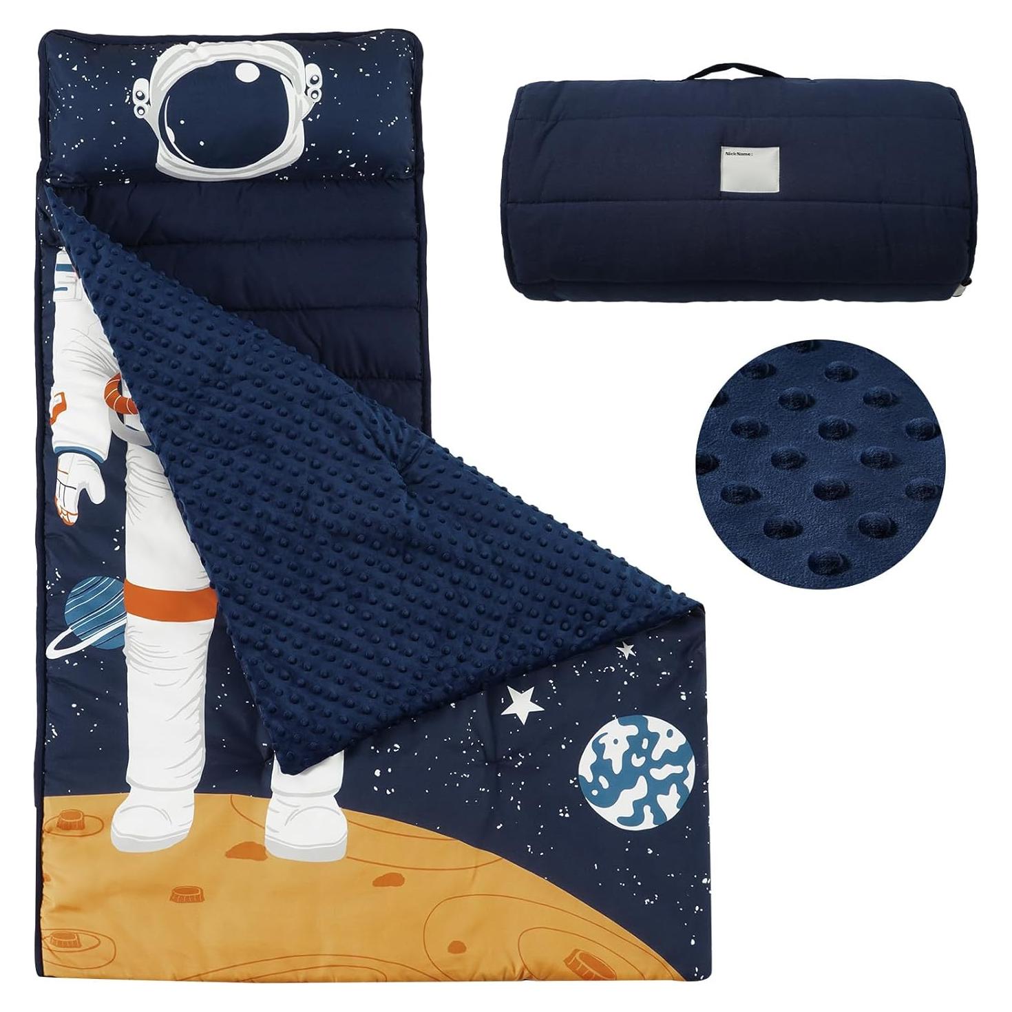 Manta de Siesta para Niños PHF Astronauta 127x51cm con Almohada