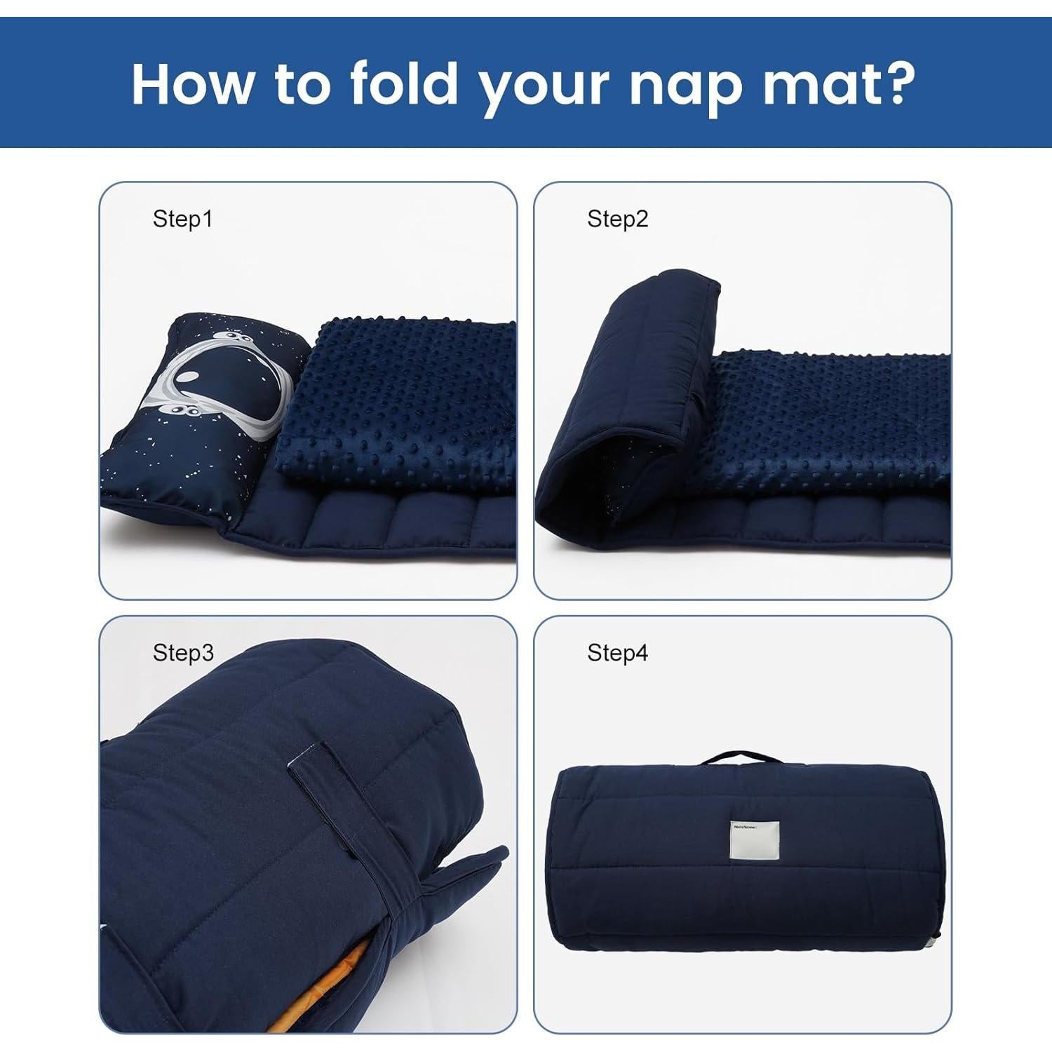 Manta de Siesta para Niños PHF Astronauta 127x51cm con Almohada