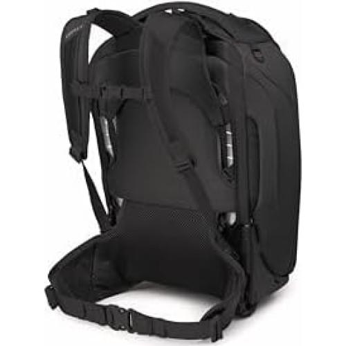 Mochila de Viaje Osprey Sojourn 45L con Ruedas y Arnés Negro