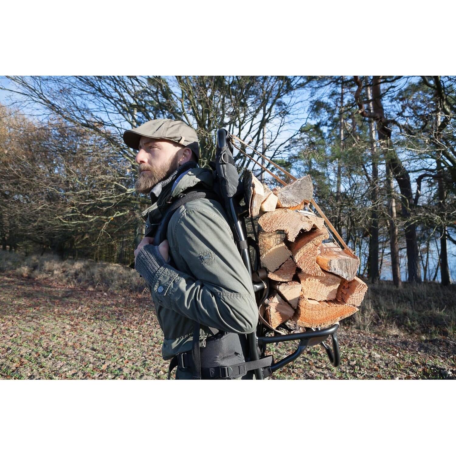 Mochila Tatonka Negra 60L Touring Acolchada 78x35x28cm