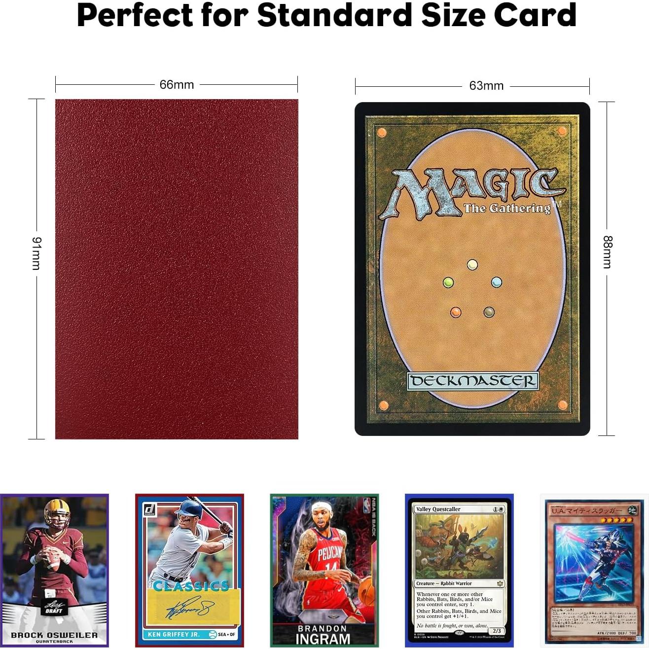 Mangas de cartas Katomula Rojo Sangre 300CT 66x91mm