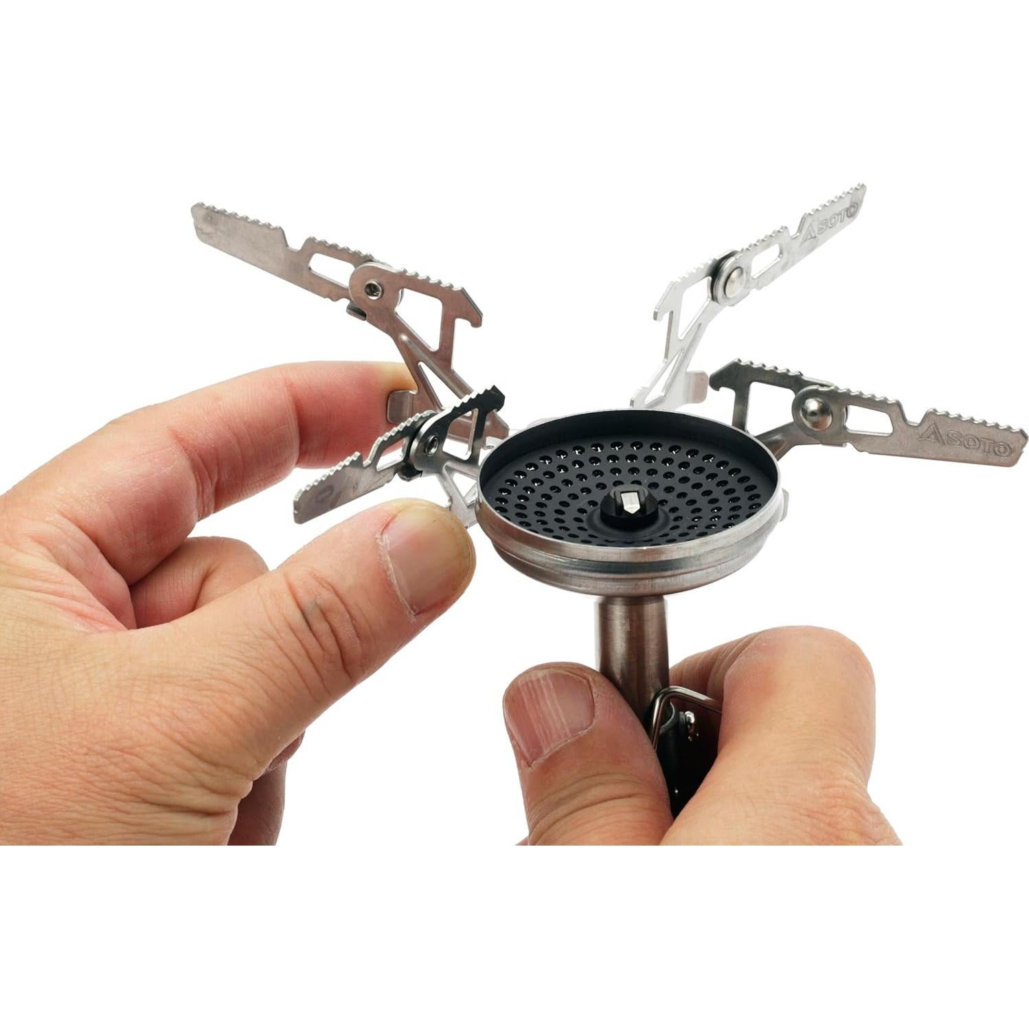 Soporte de Estufa SOTO 4Flex de Acero Inoxidable Ligero