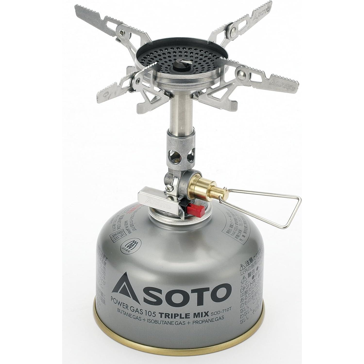 Soporte de Estufa SOTO 4Flex de Acero Inoxidable Ligero