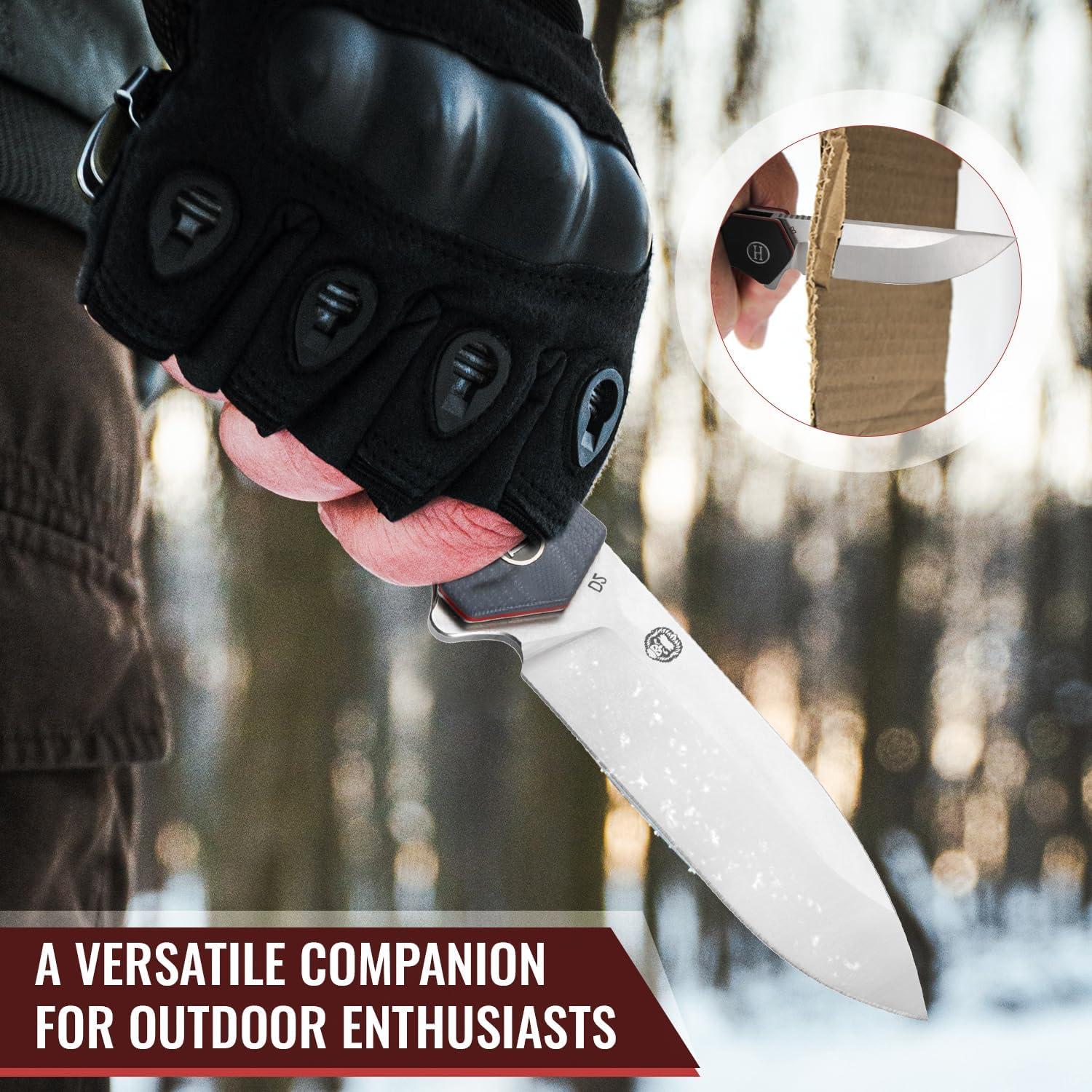 Cuchillo Plegable de Supervivencia Holtzman's Gorilla 22cm G10