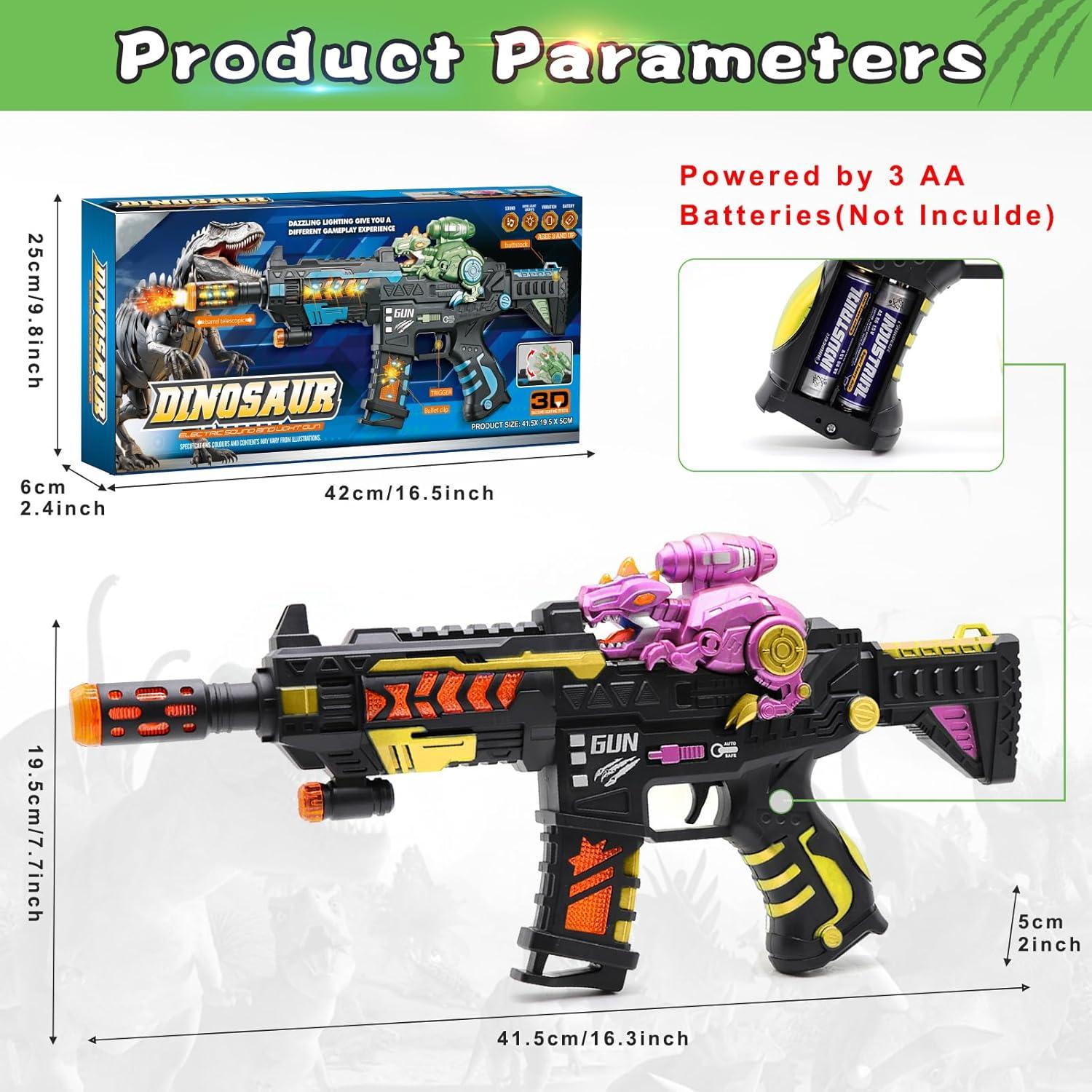 Pistola de Juguete Iluminada DaoDaoZhu con Sonido y Luz