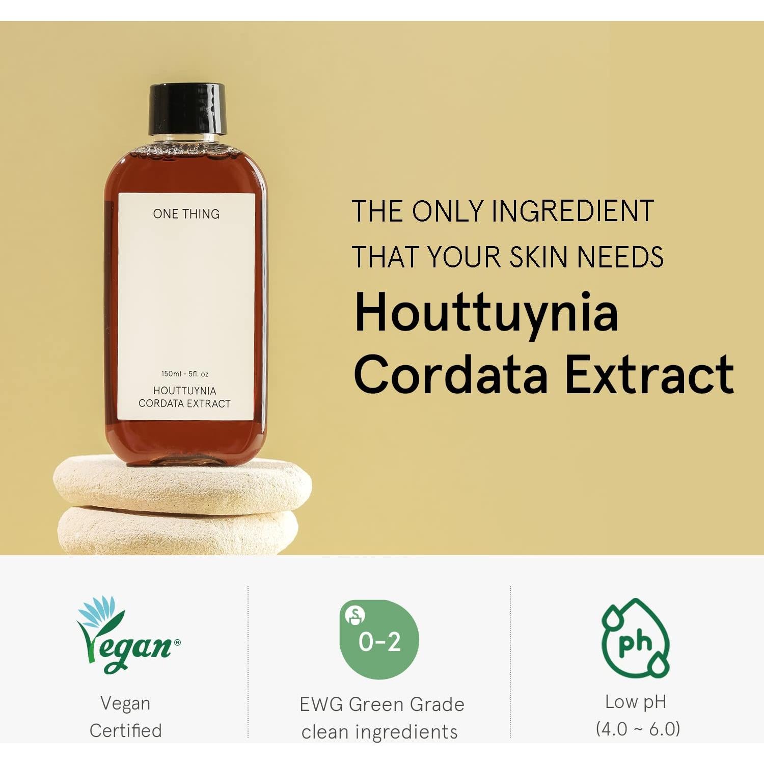 Extracto Facial Houttuynia ONE THING 150 ML - Calmante Hidratante