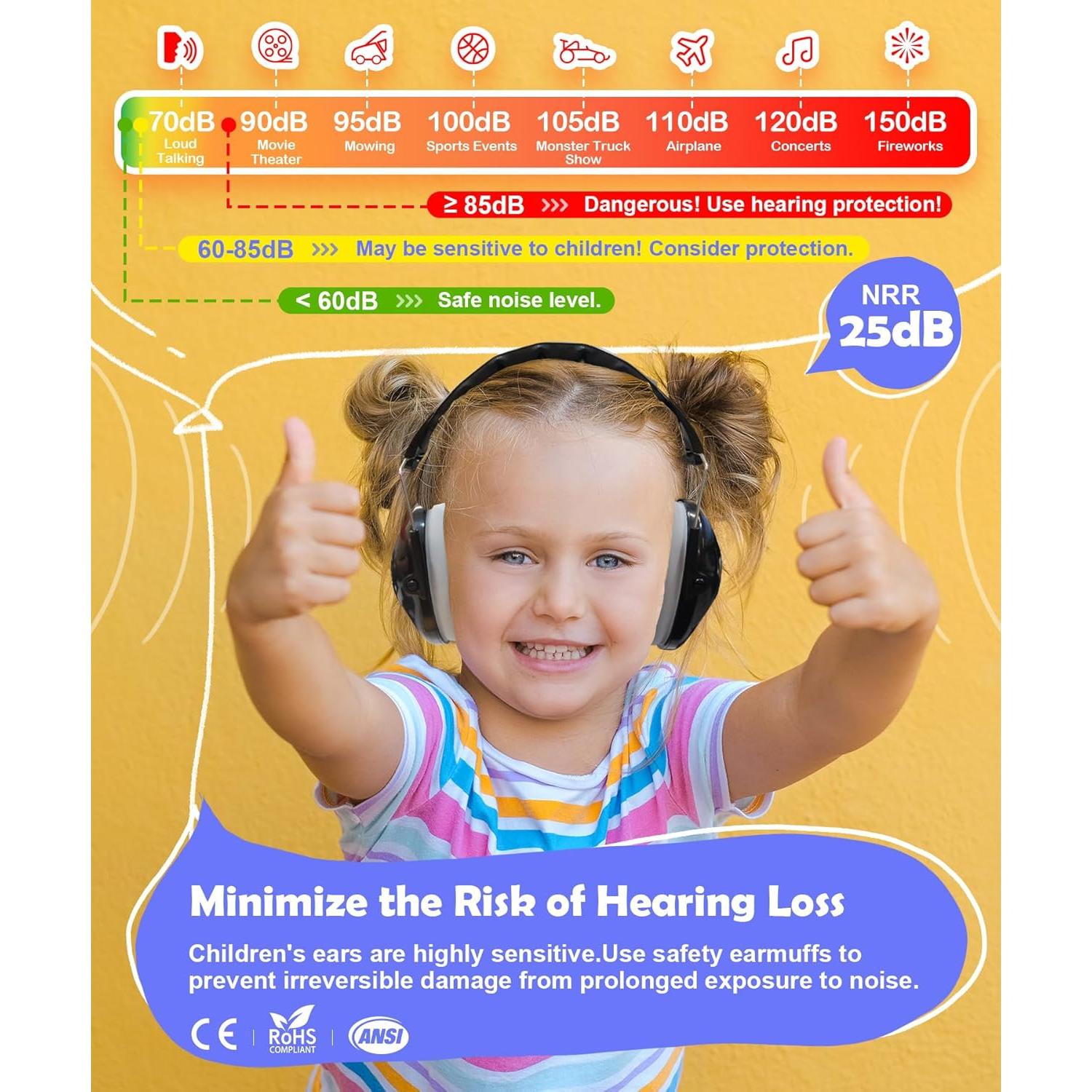 Auriculares PROHEAR 032 para Niños - Cancelación de Ruido 25dB