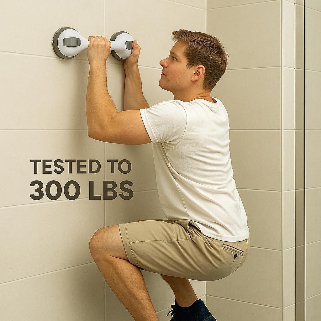 Barras de Agarre para Ducha CIVJET 30 cm 2PK Antideslizantes