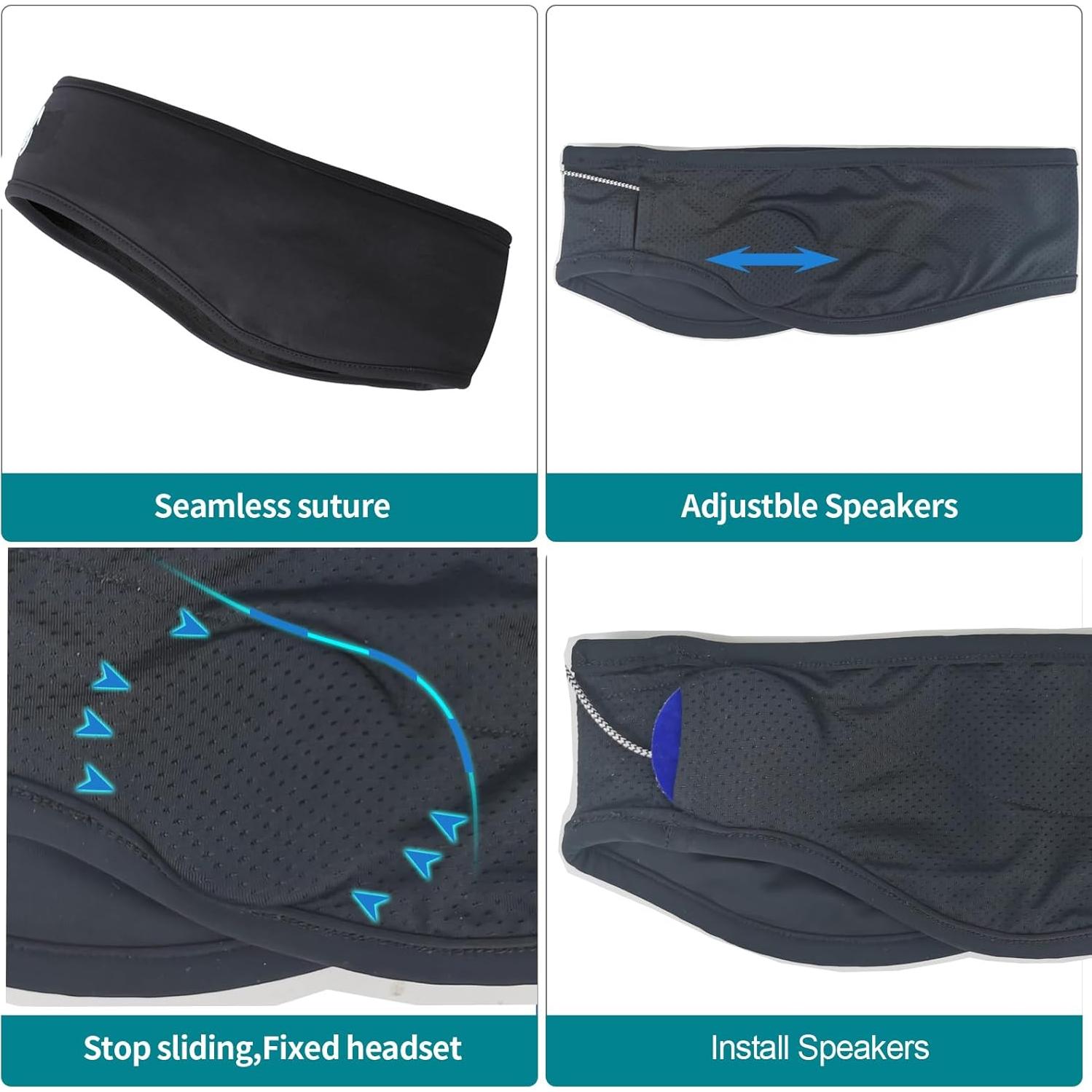 Auriculares con cable para dormir MMUSS SHStereo2023 Negro